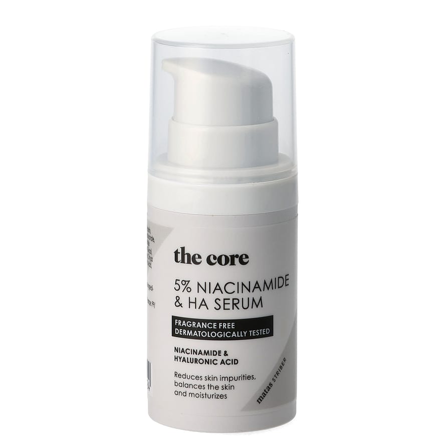 The Core Niacinamide 5% & Ha Serum 30 ml