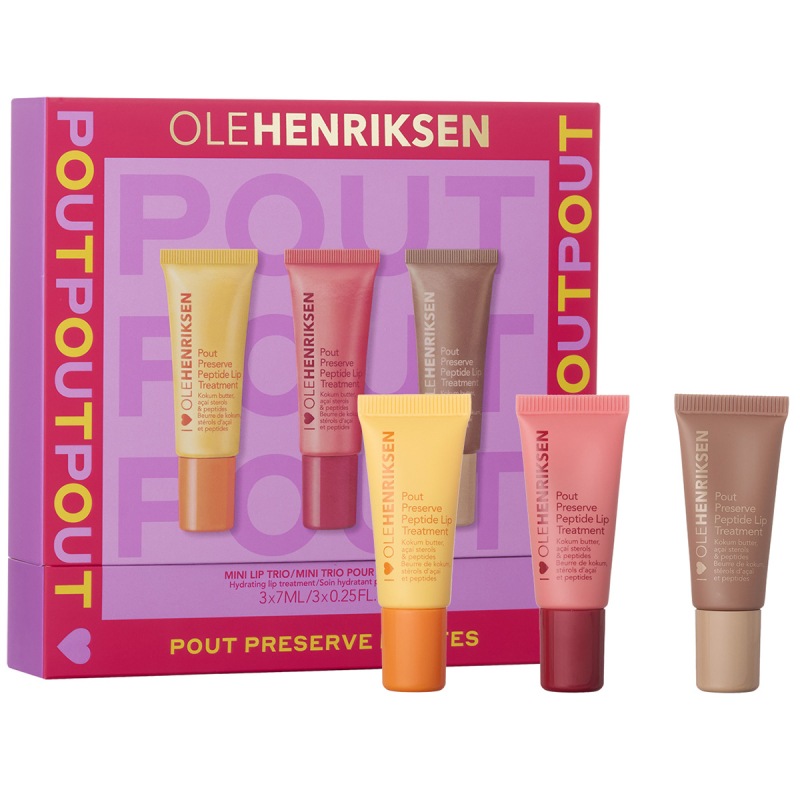 Ole Henriksen Mini Lip Trio X-mas 2025 (3 x 7 ml)