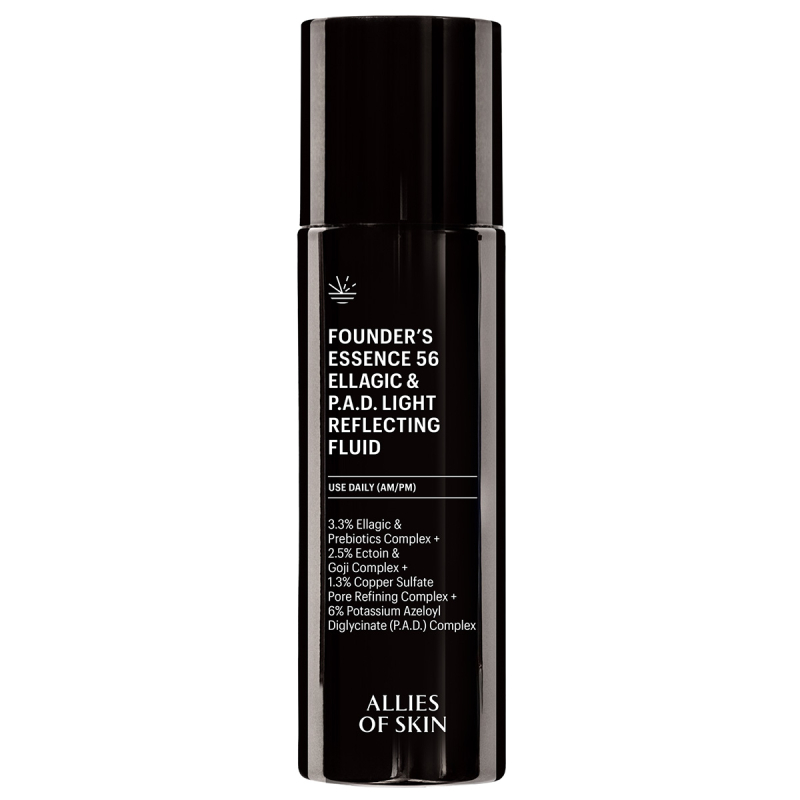 Allies of Skin Founder's Essence 56 Ellagic & P.A.D. Light Reflecting Fluid (100 ml)