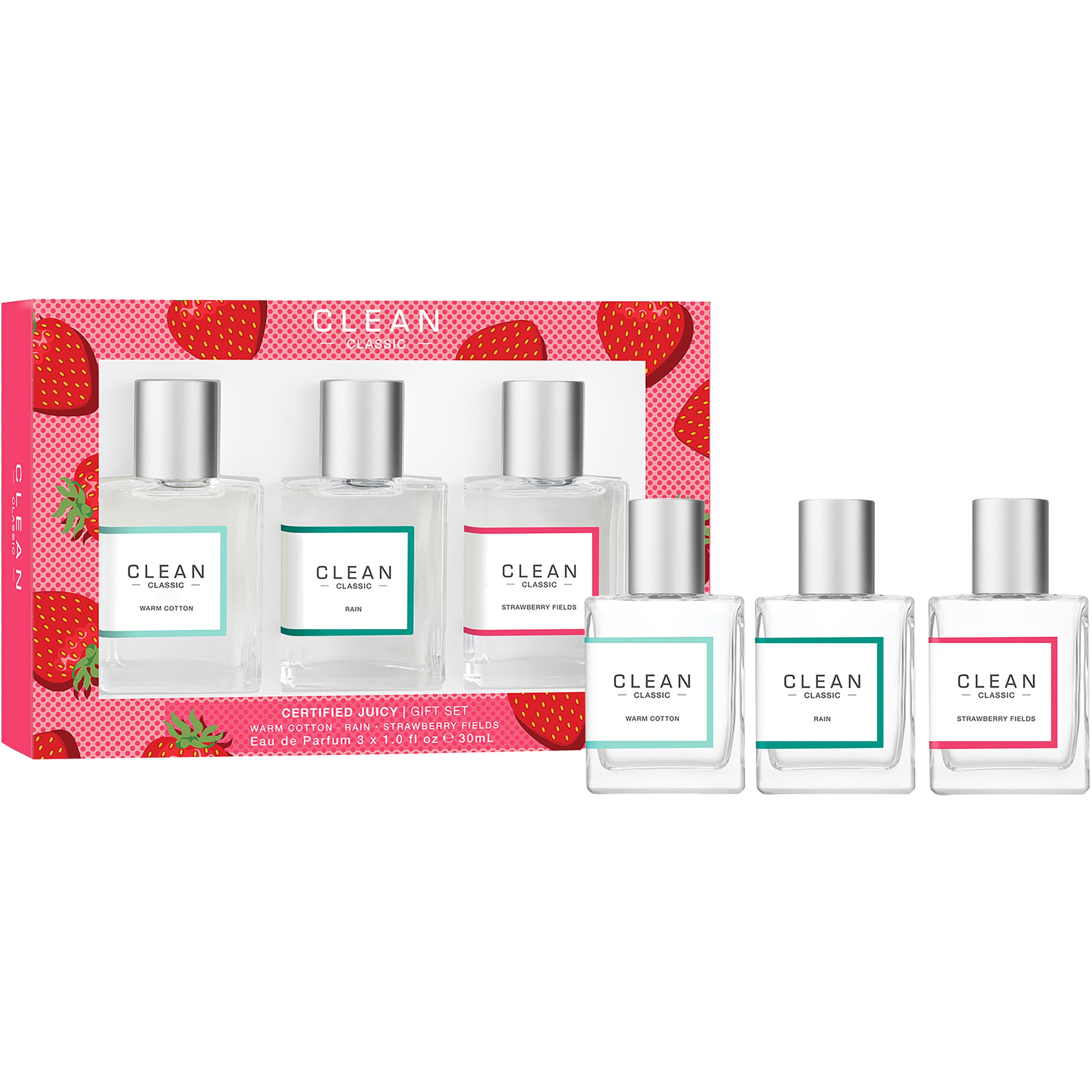 CLEAN Classic Certified Juicy Gift Set EdP 3 x 30 ml
