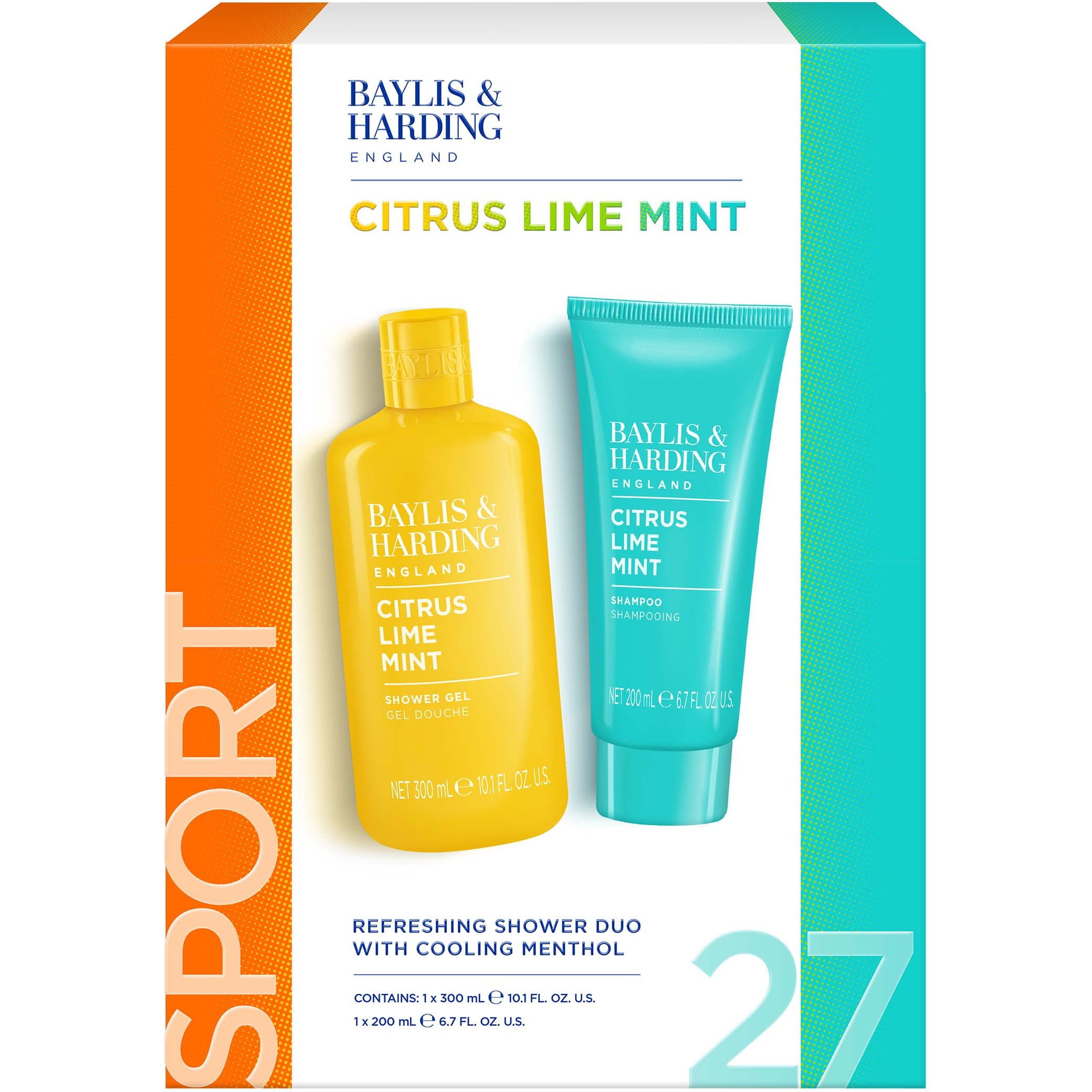 Baylis & Harding Men`s Citrus, Lime & Mint Shower Duo Gift Set