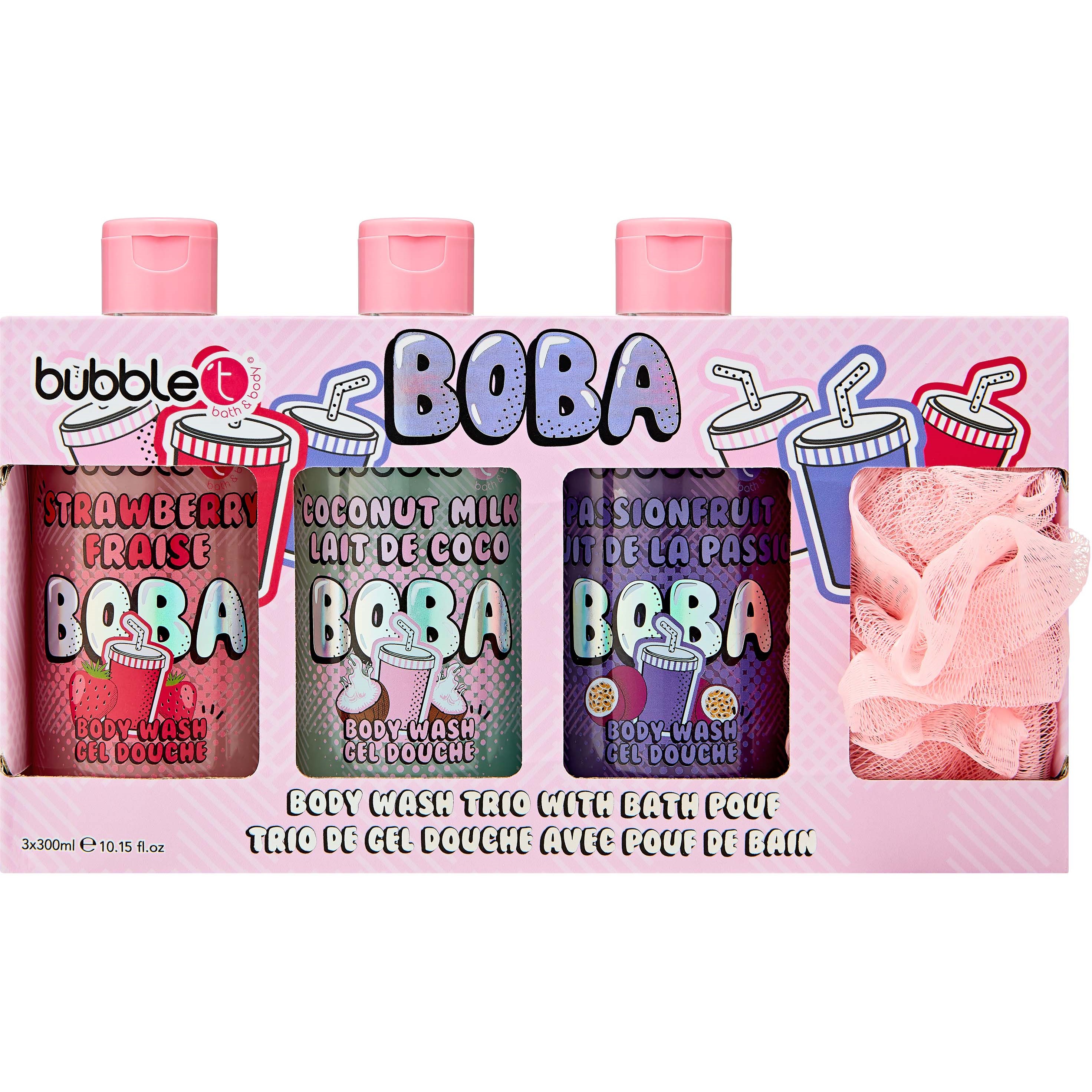 BubbleT Boba Body Wash Trio