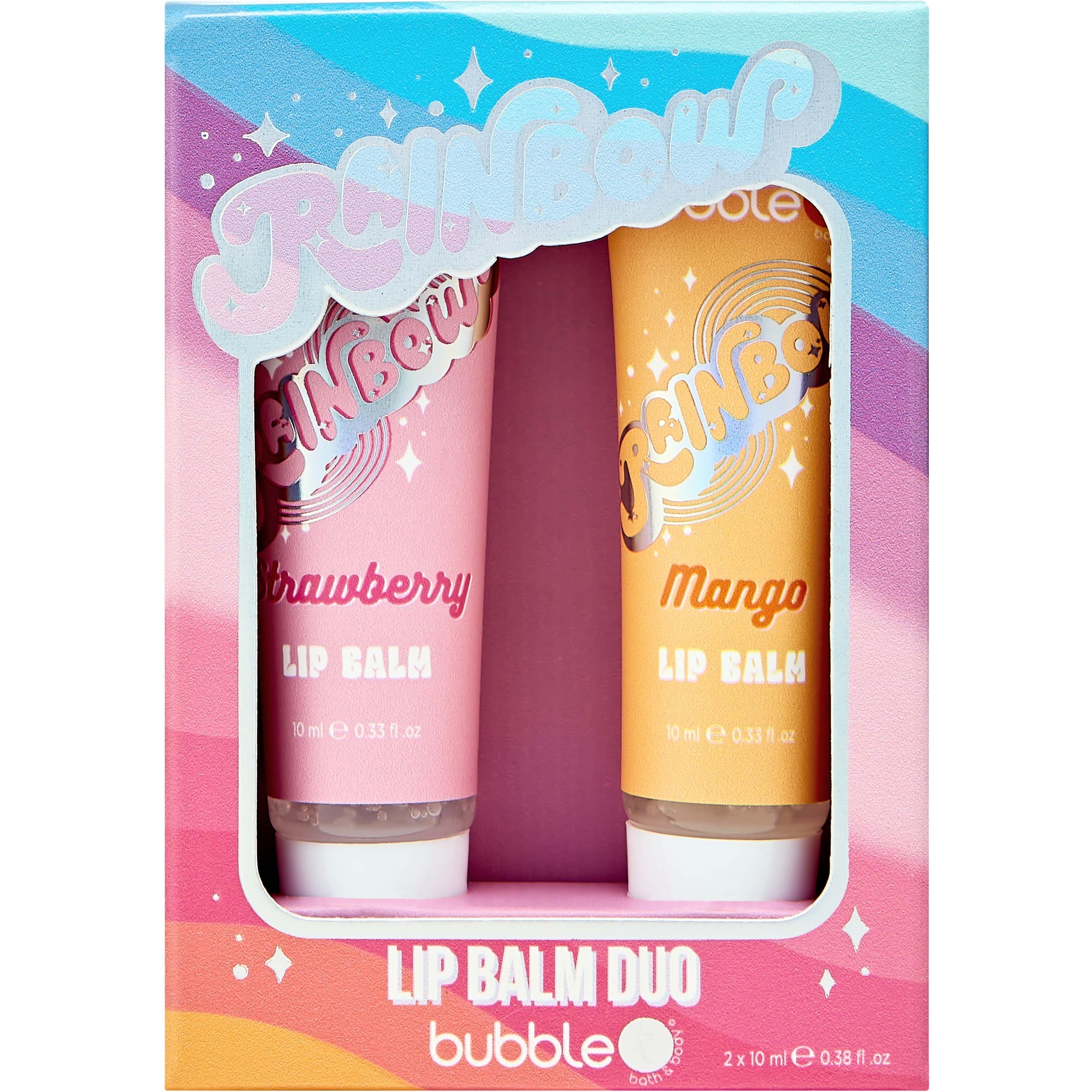BubbleT Rainbow Lip Balm Set
