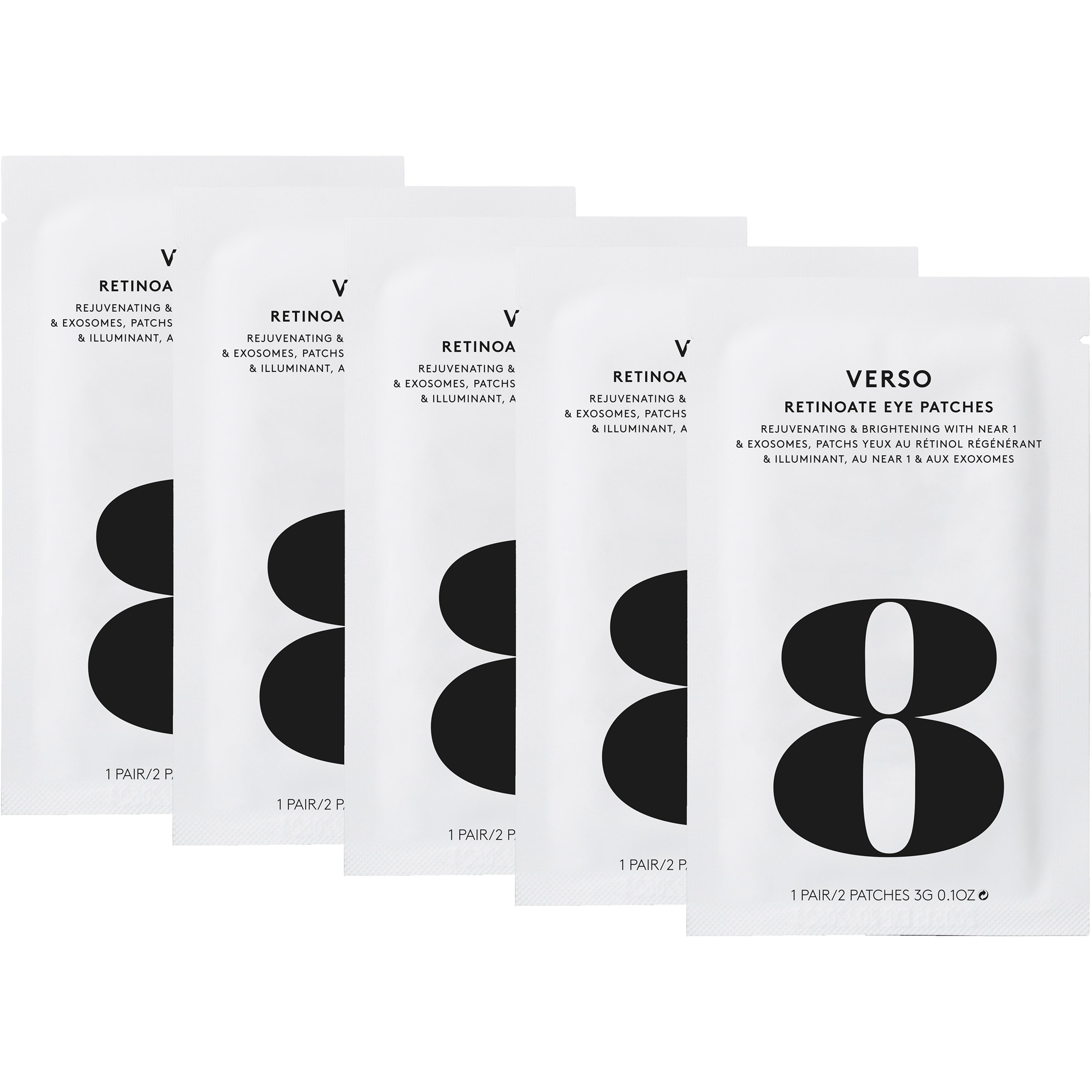 Verso Skincare N°8 Retinoate Eye Patches 5 Pcs