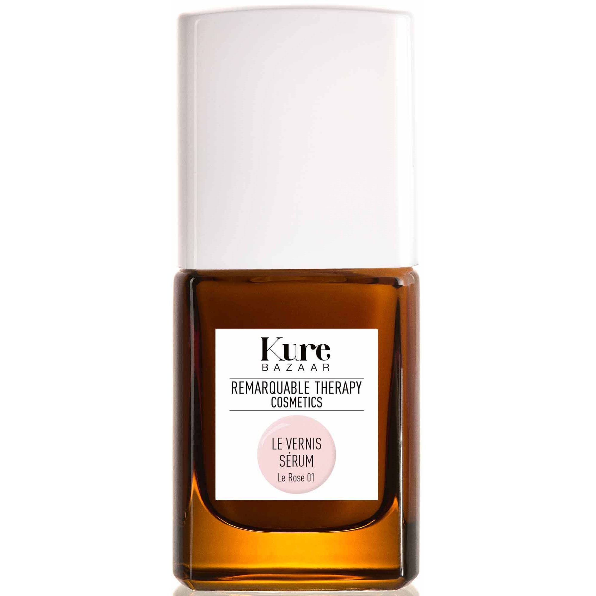 Kure Bazaar Therapy Strengthening Nail Polish Le Rose 1
