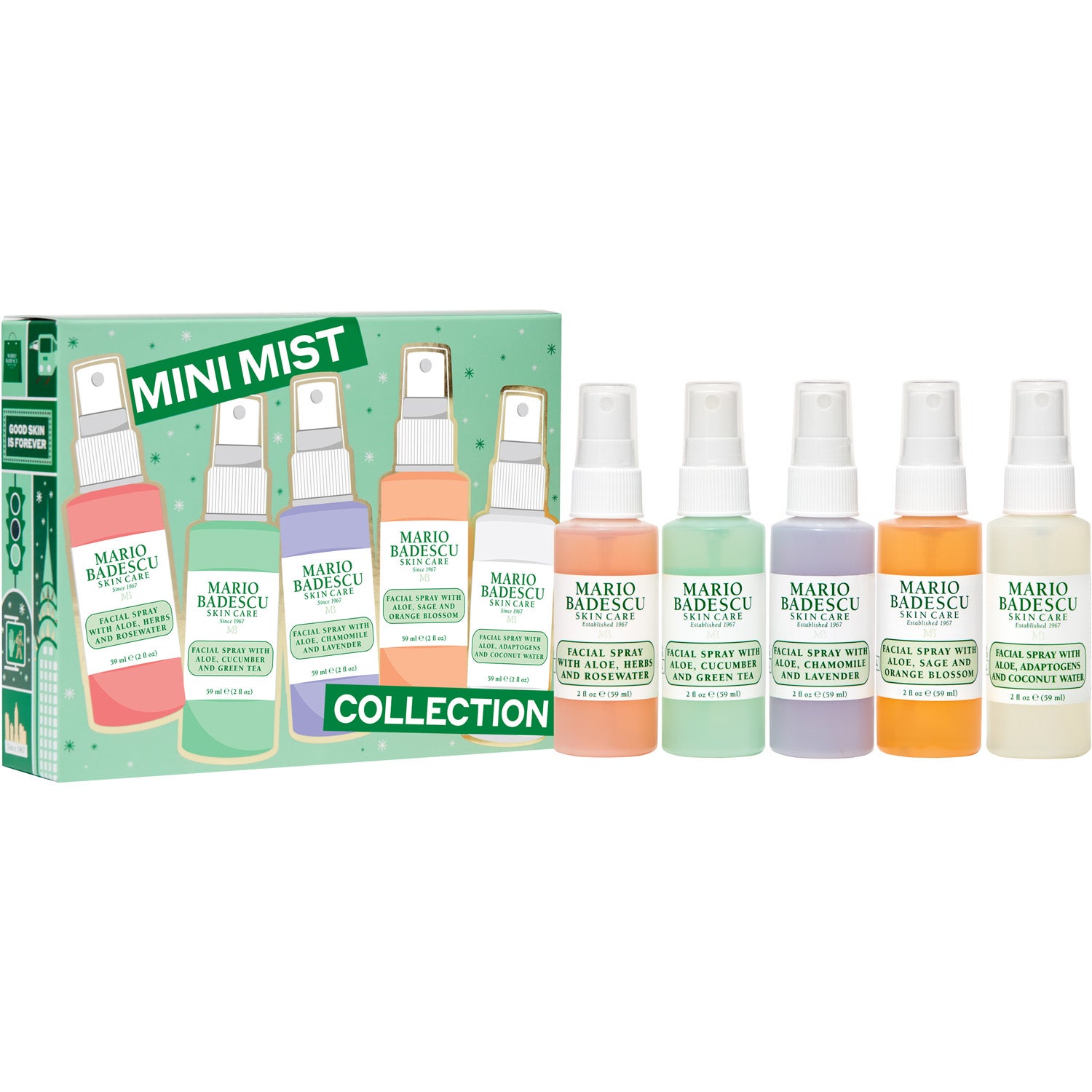 Mario Badescu Mini Mist Collection 5x59 ml