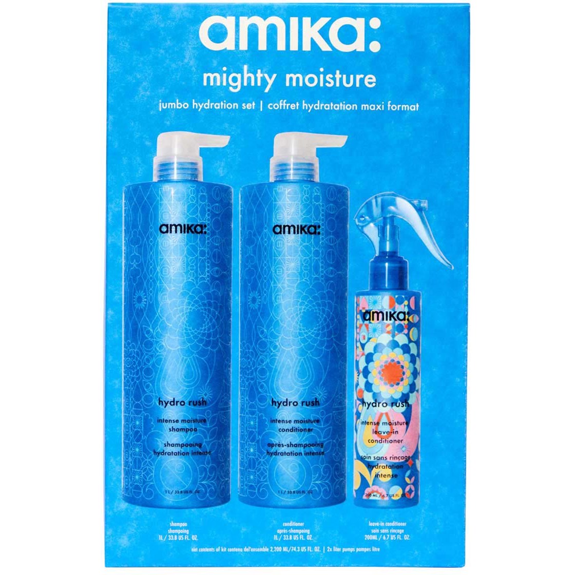 Amika Mighty Moisture Jumbo Hydration Set