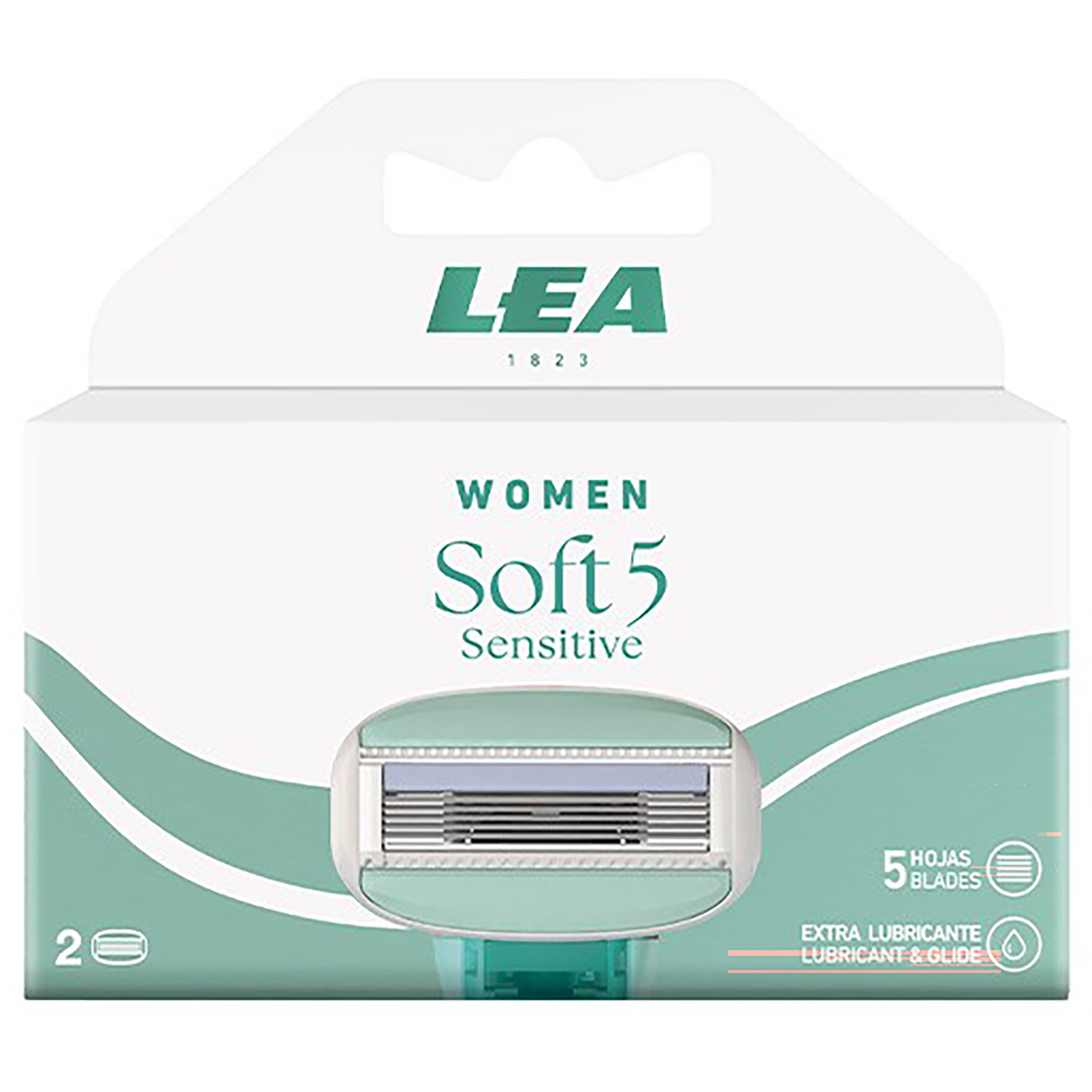 LEA Women Soft 5 Sensitive Mini Razor Blades 2 pack