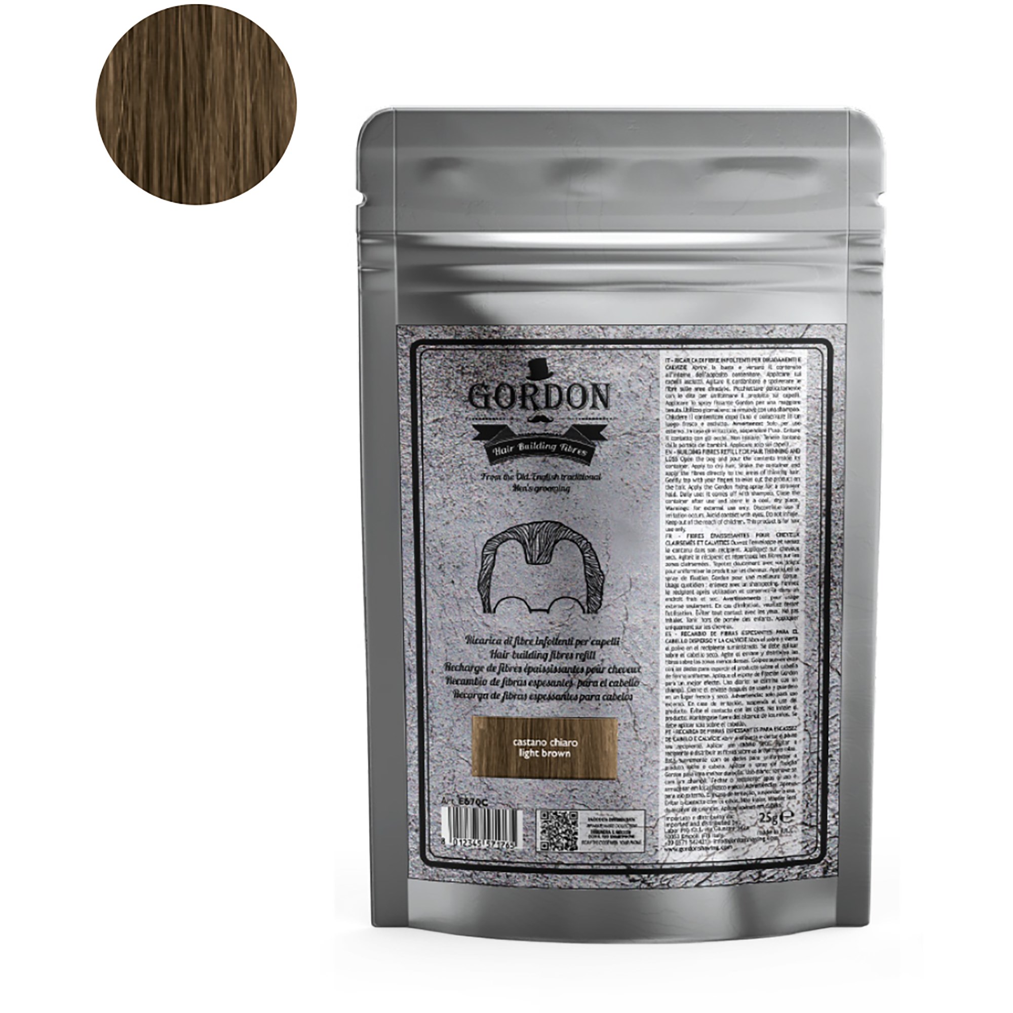 Gordon Hair Buidling Fibers Refill Light Brown