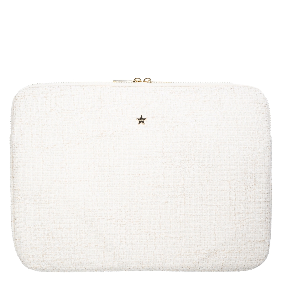 DARK Tweed Mac Cover Off White With Sand