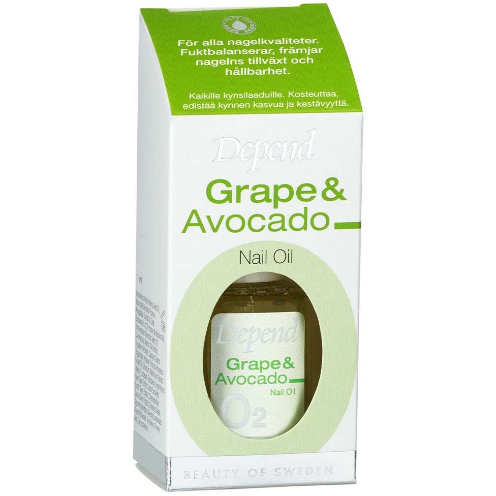 Depend O2 Nail Care Grape & Avocado Nail Oil (Tube) 5 ml