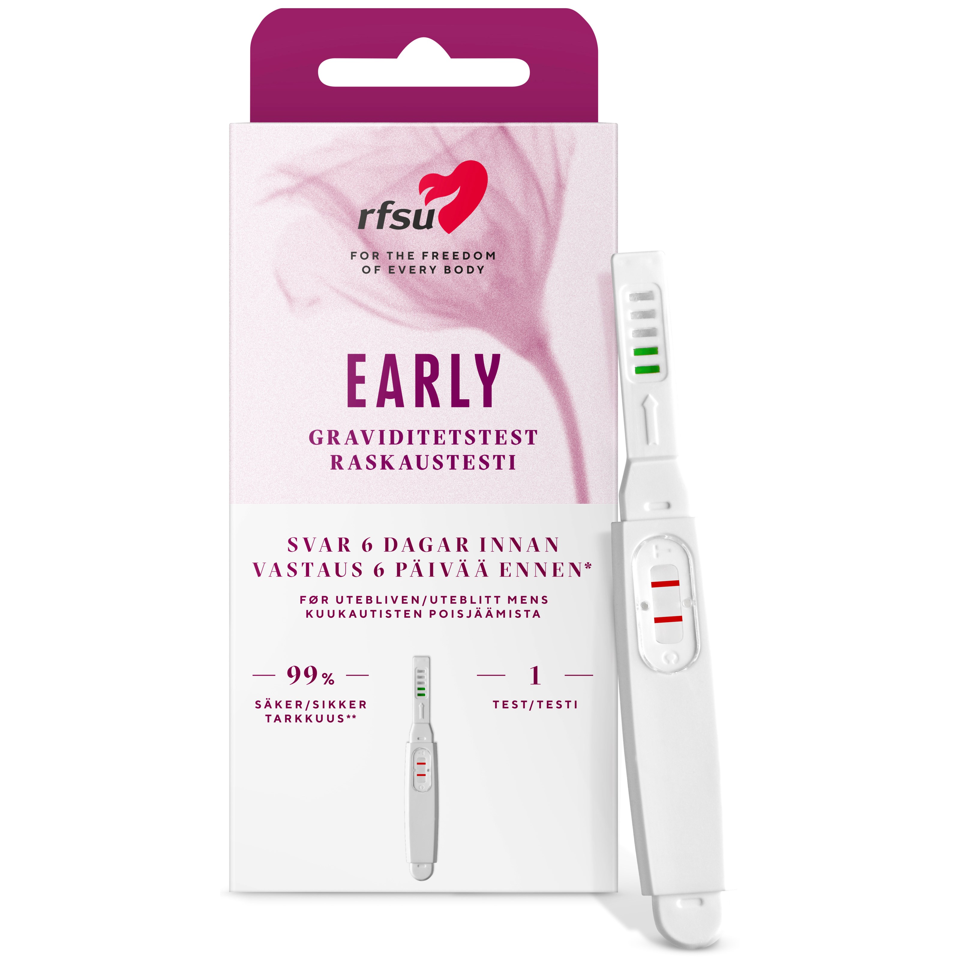 RFSU Graviditetstest Early 1 st