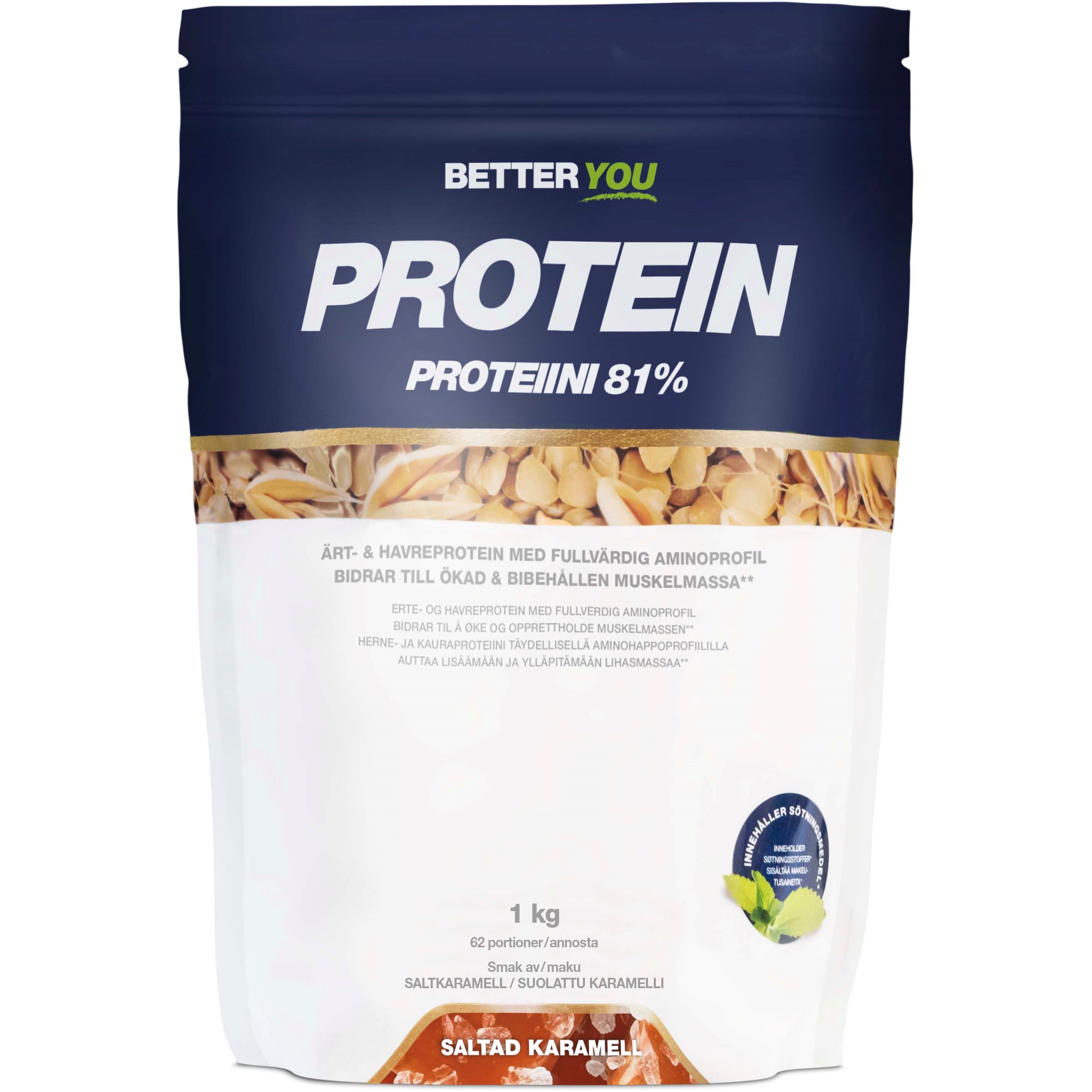Better You Ärt- och havreprotein Salted Caramel 1000 g