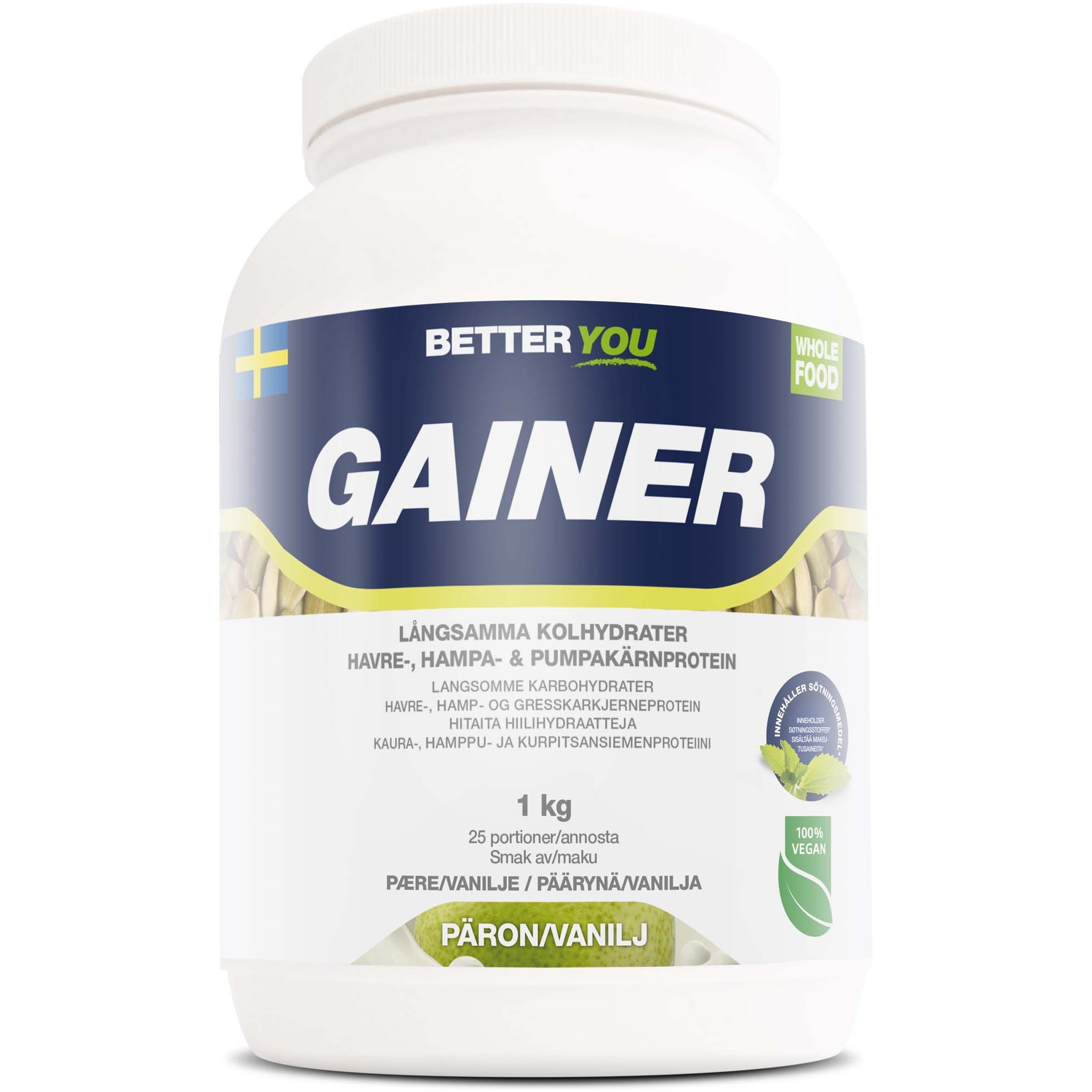 Better You Whole Food Gainer Päron/Vanilj 1000 g