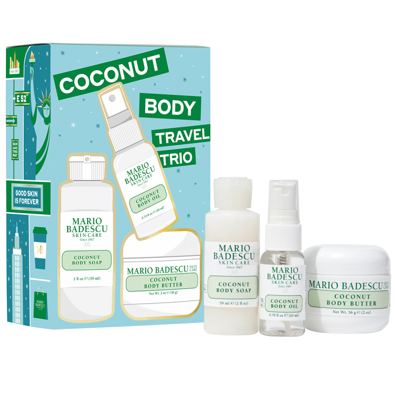 Mario Badescu Coconut Body Travel Trio (59 + 20 ml + 56 g)