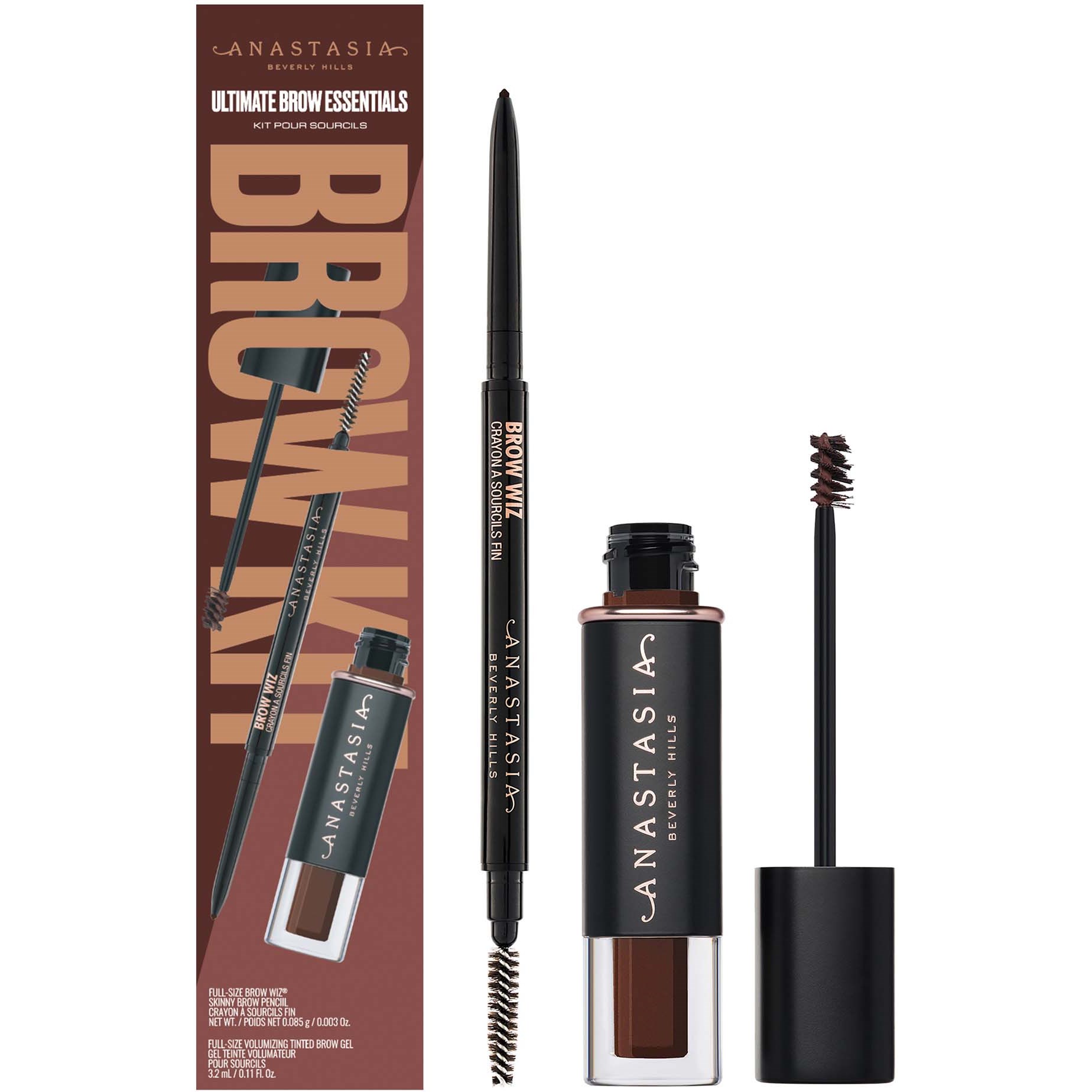 Anastasia Beverly Hills Ultimate Brow Essentials Kit Dark Brown