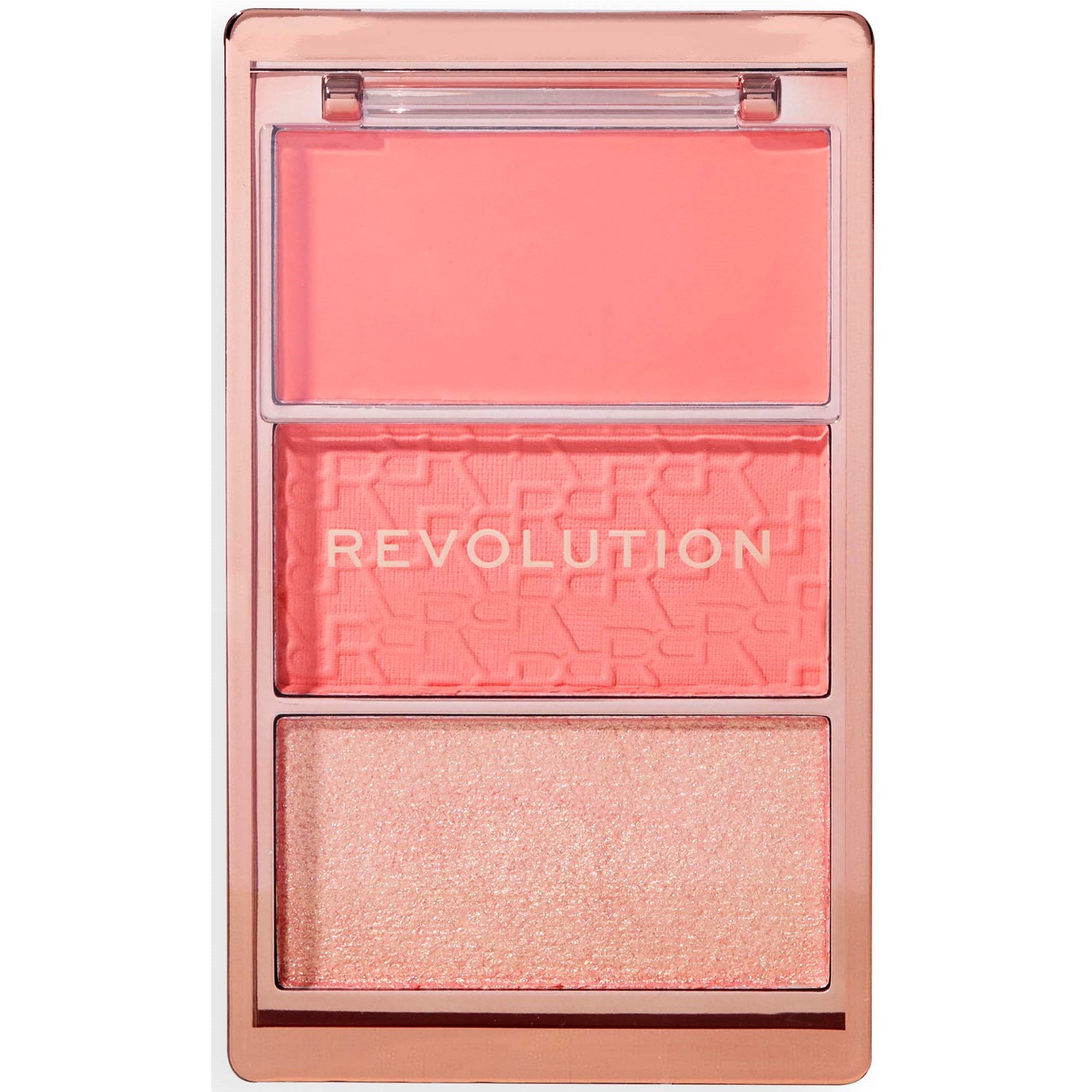 Revolution Beauty London Blush Icon Palette Authentic Peach