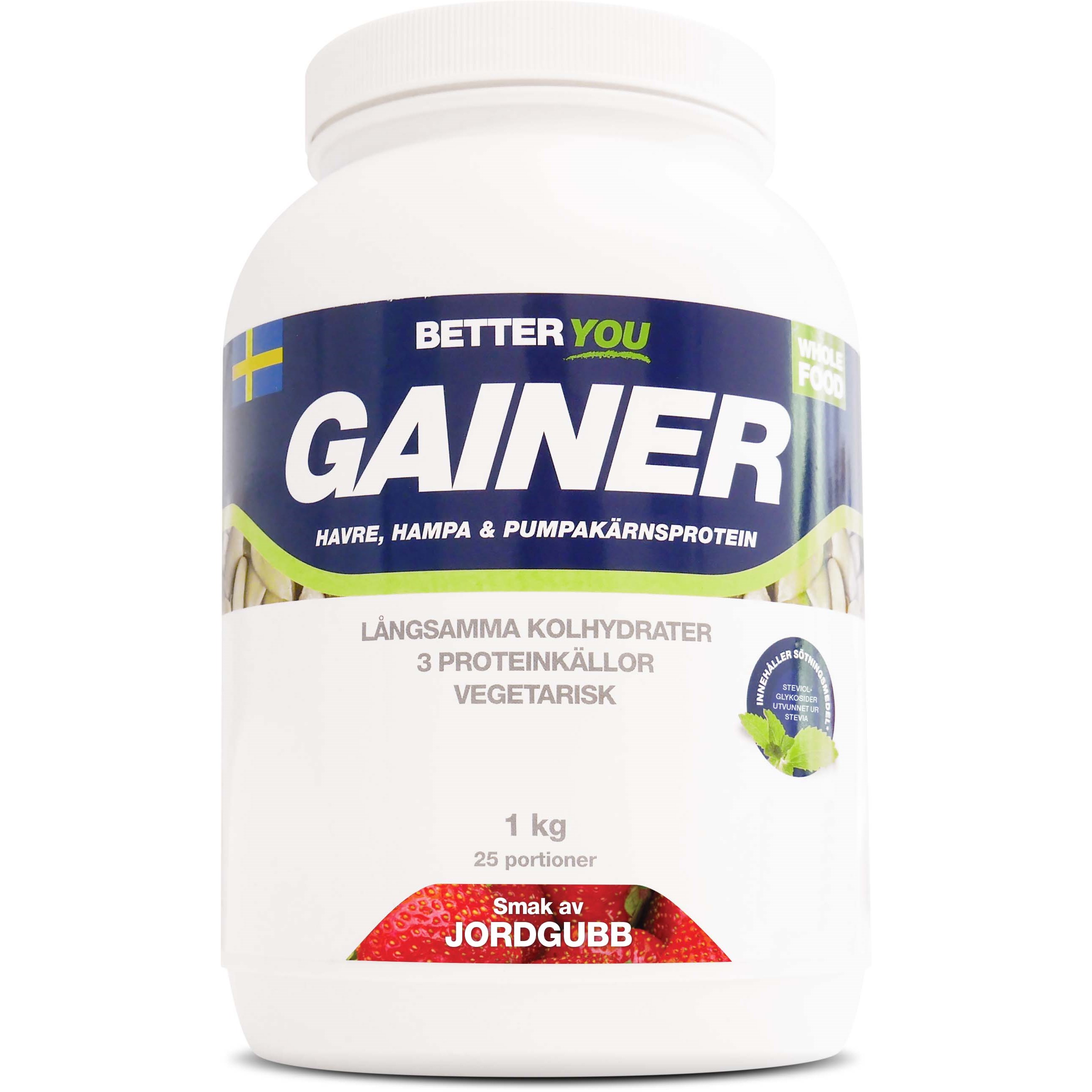 Better You Whole Food Gainer Jordgubb 1000 g