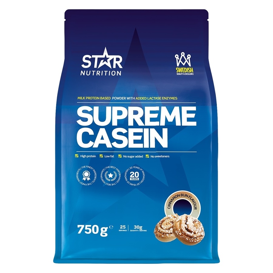 Star Nutrition Supreme Casein Cinnamon Bun 750g