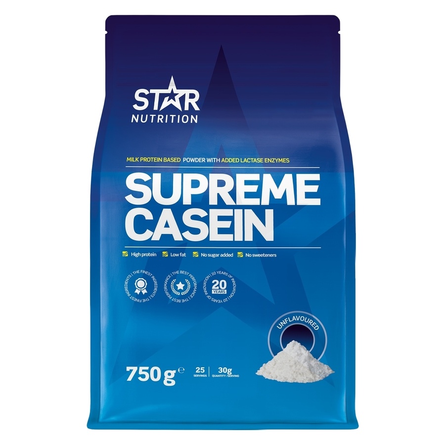 Star Nutrition Supreme Casein Unflavoured 750g