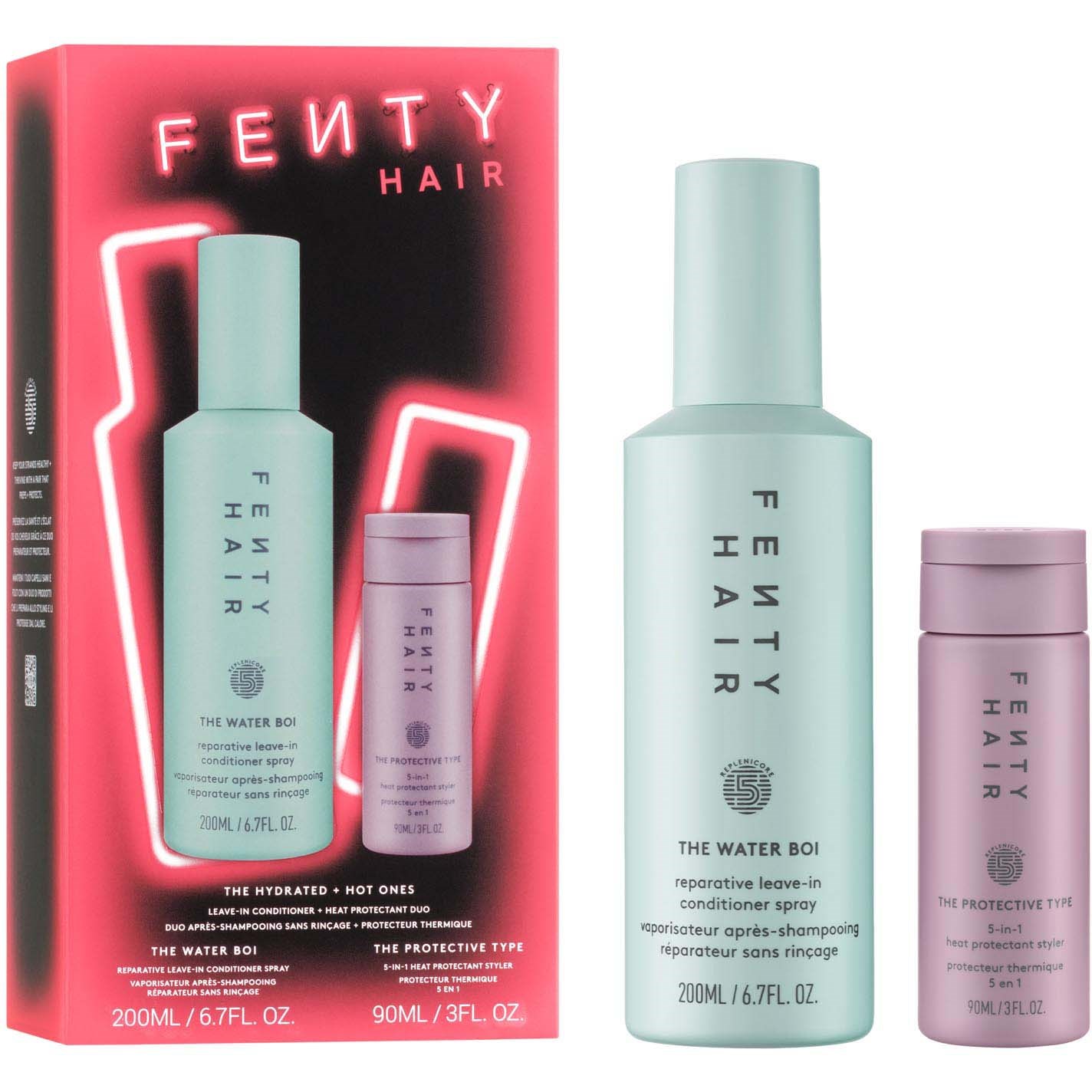 Fenty Beauty Fenty Hair The Hydrated + Hot Ones Kit