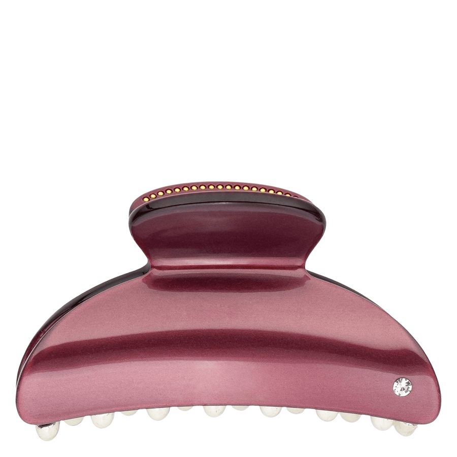 DARK Hair Claw Large Maroon