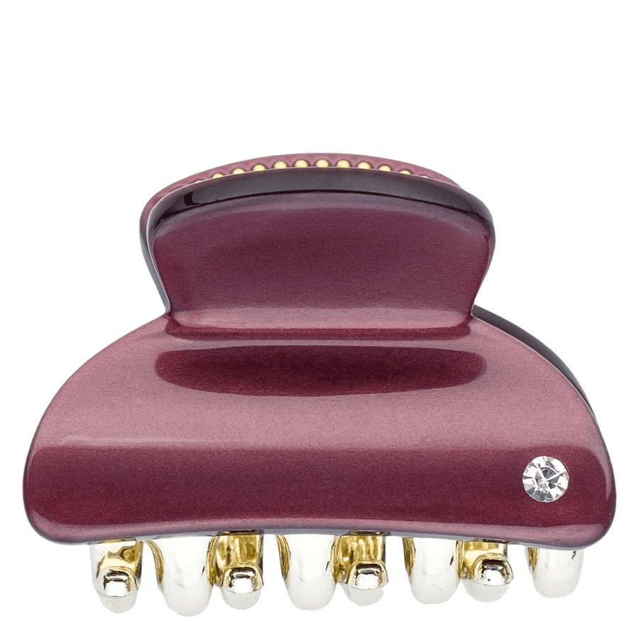 DARK Hair Claw Small Maroon