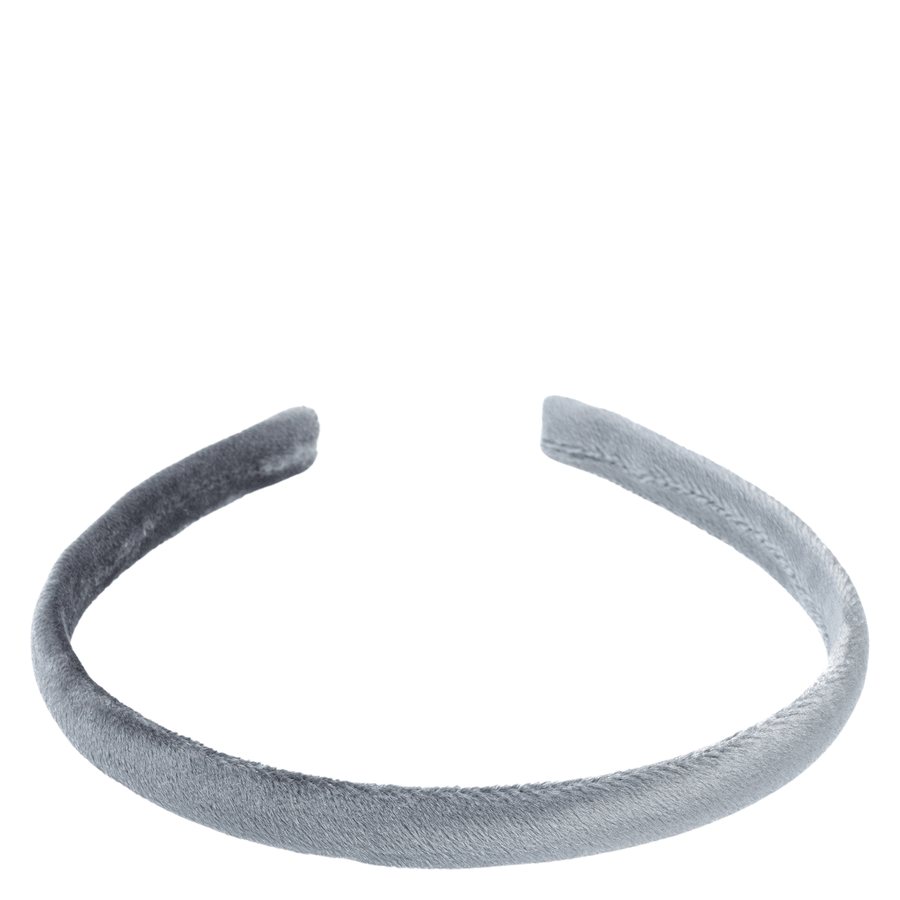 DARK Velvet Hair Band Thin Sparkled Dark Sage