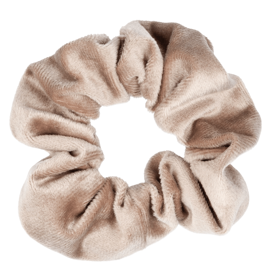 DARK Velvet Scrunchie Dark Sand