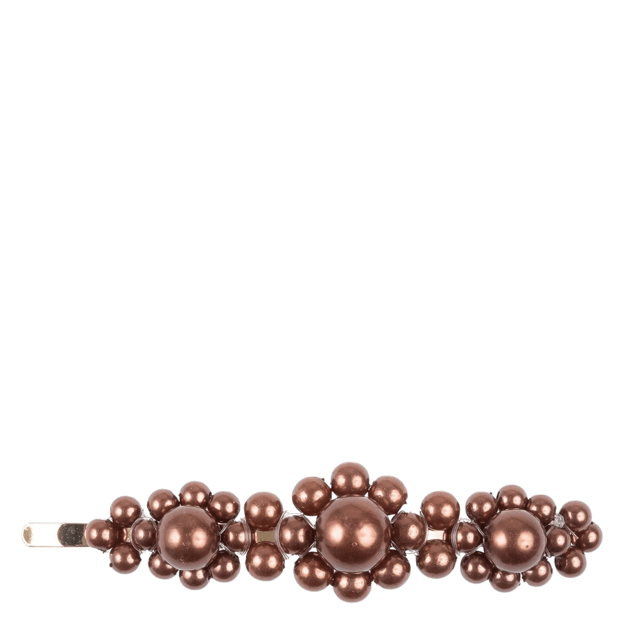 DARK Vintage Pearl Big Pin Cognac
