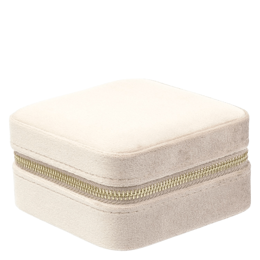 DARK Velvet Jewellery Box Mini Dark Sand