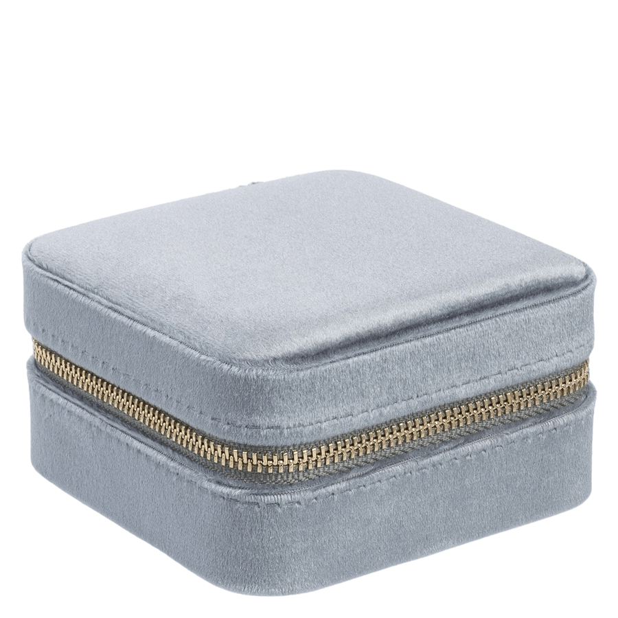 DARK Velvet Jewellery Box Sparkled Dark Sage