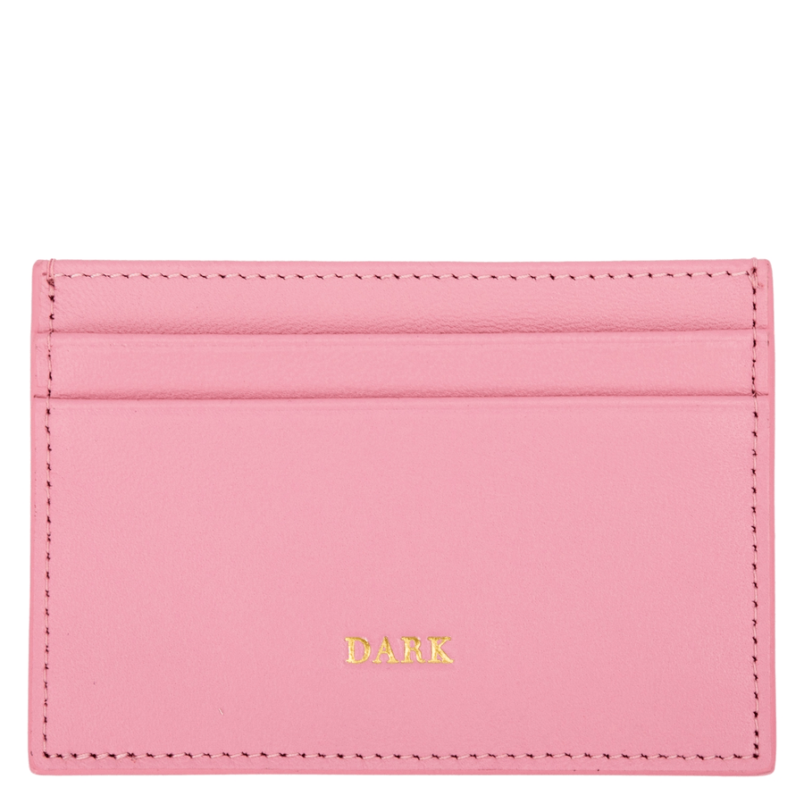 DARK Leather Card Holder Nappa Bubblegum Pink