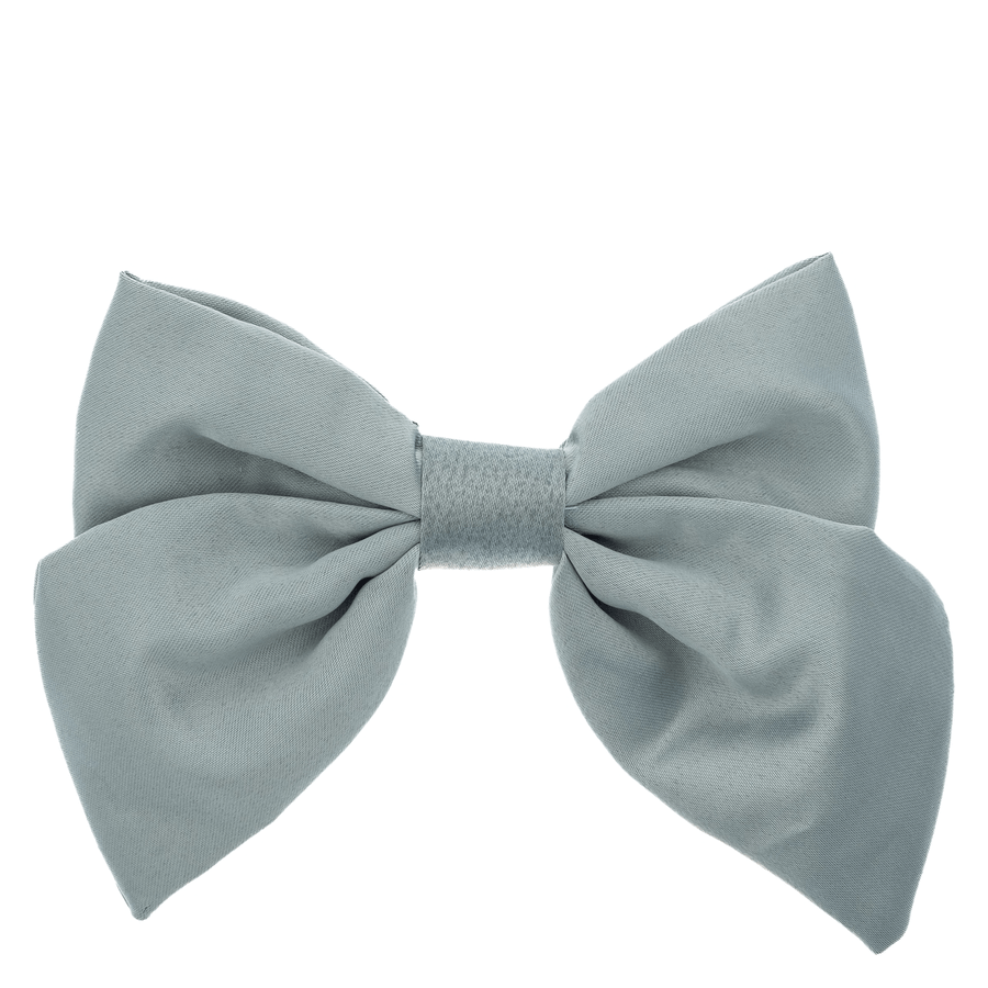 DARK Satin Bow Hair Clip Dark Sage