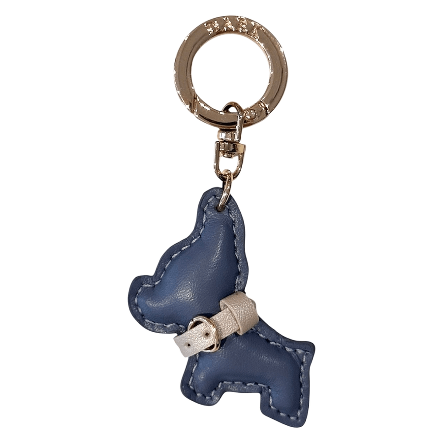 DARK Puppy Bag Charm Grisalle Blue & Sparkled Sand