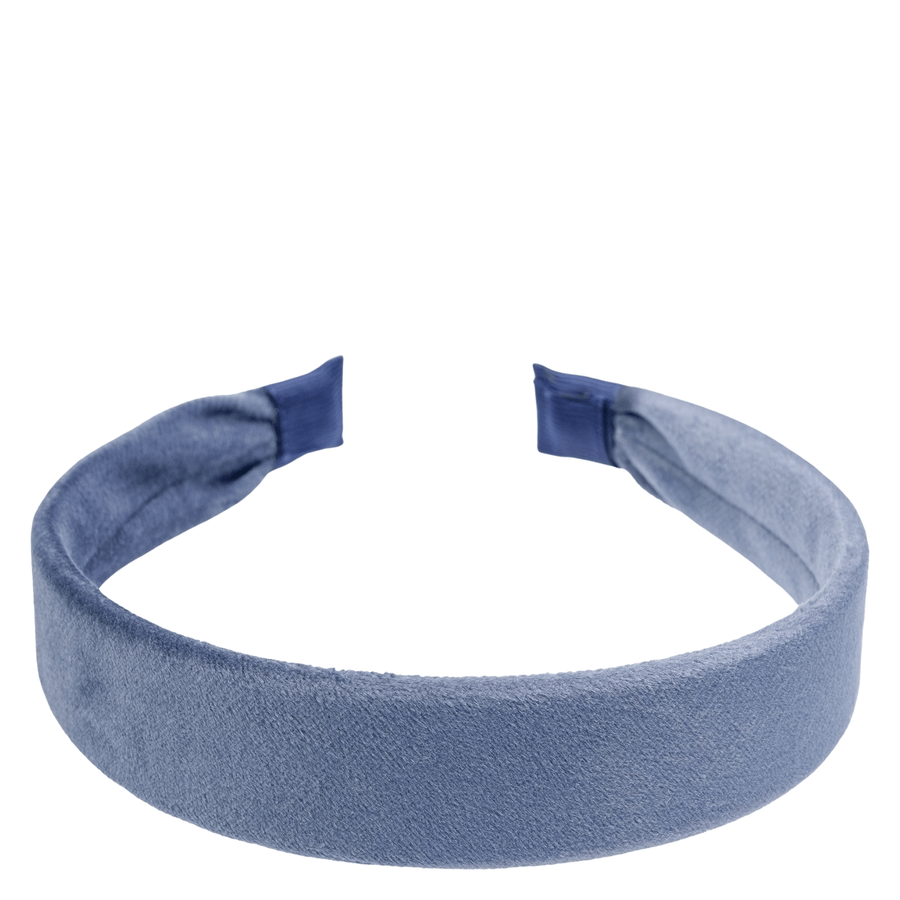 DARK Velvet Hair Band Grisalle Blue