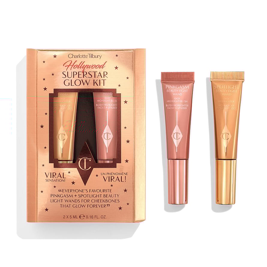 Hollywood Superstar Glow Kit Charlotte Tilbury Charlotte'S Hollywood Superstar Glow Kit Gift Box