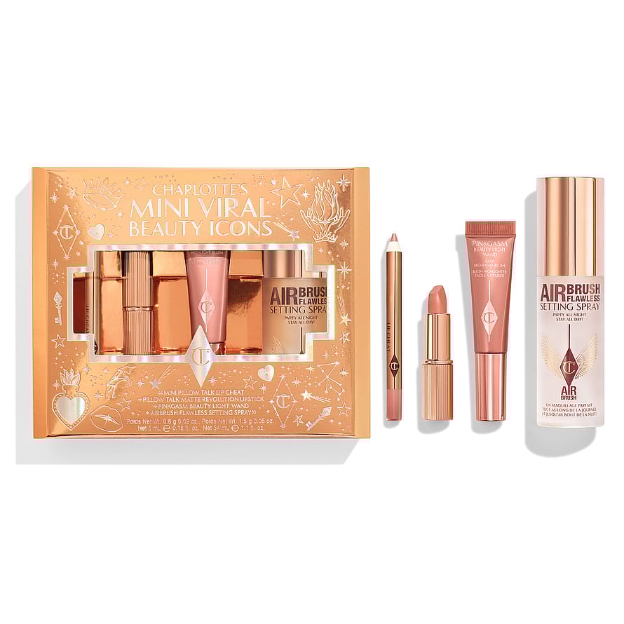 Charlotte's Mini Viral Beauty Icons Charlotte Tilbury Charlotte'S Mini Viral Beauty Icons Gift Box