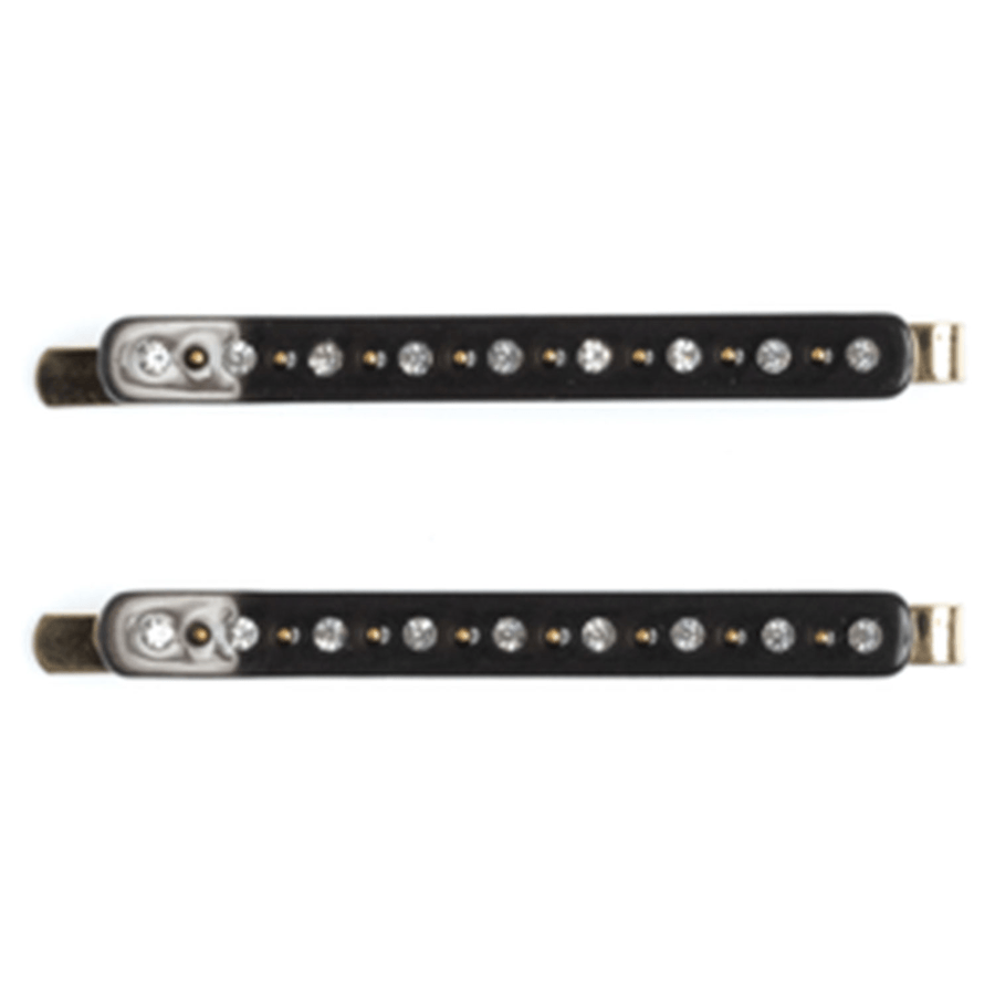 DARK Crystal Bobby Pin Chocolate Brown