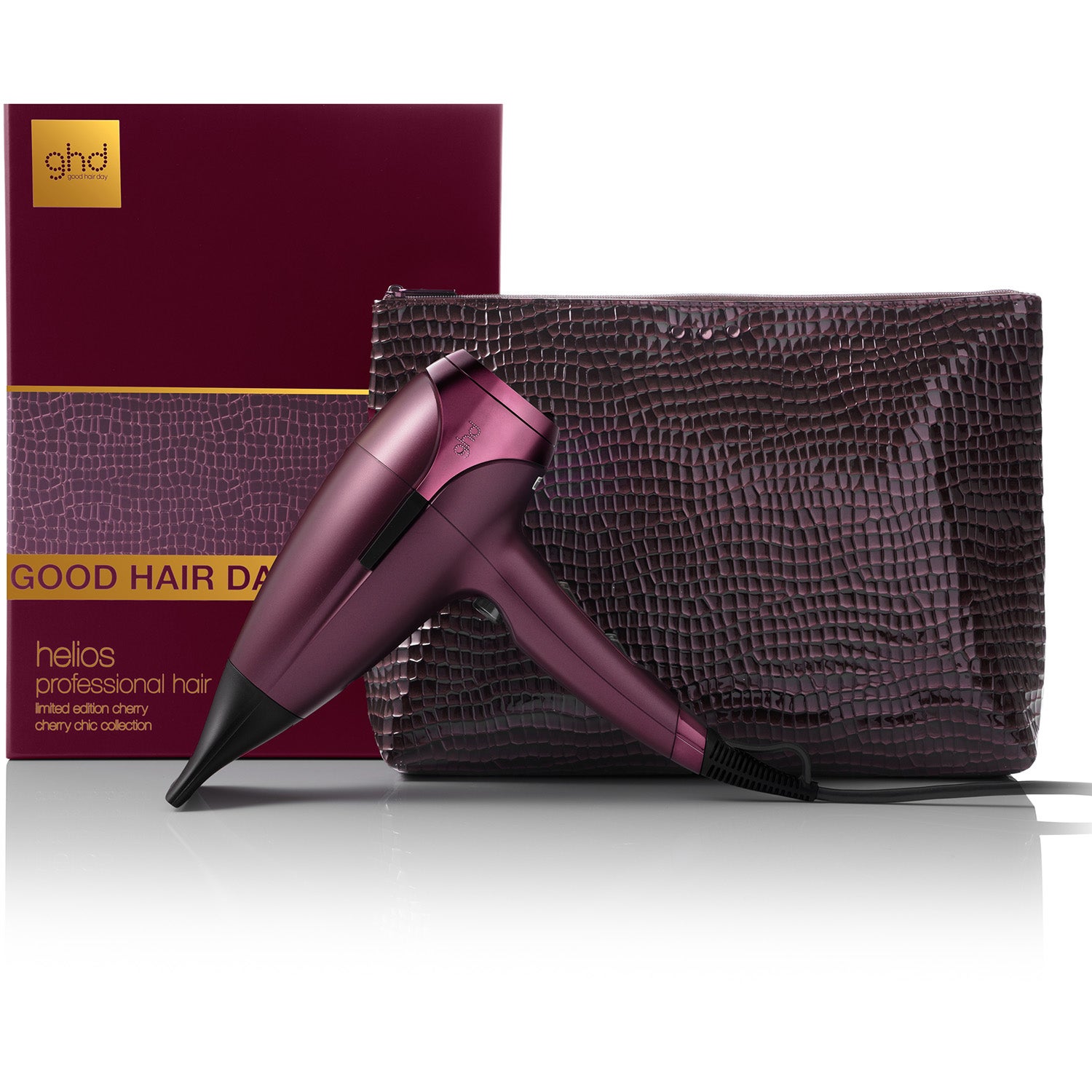 ghd Helios Limited Edition Gift Set Hair Dryer in Cherry Chic - 1 pcs