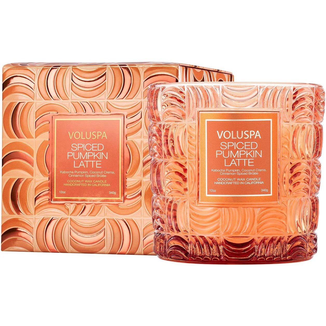 Voluspa Spiced Pumpkin Latte Holiday Collection Classic Boxed Can