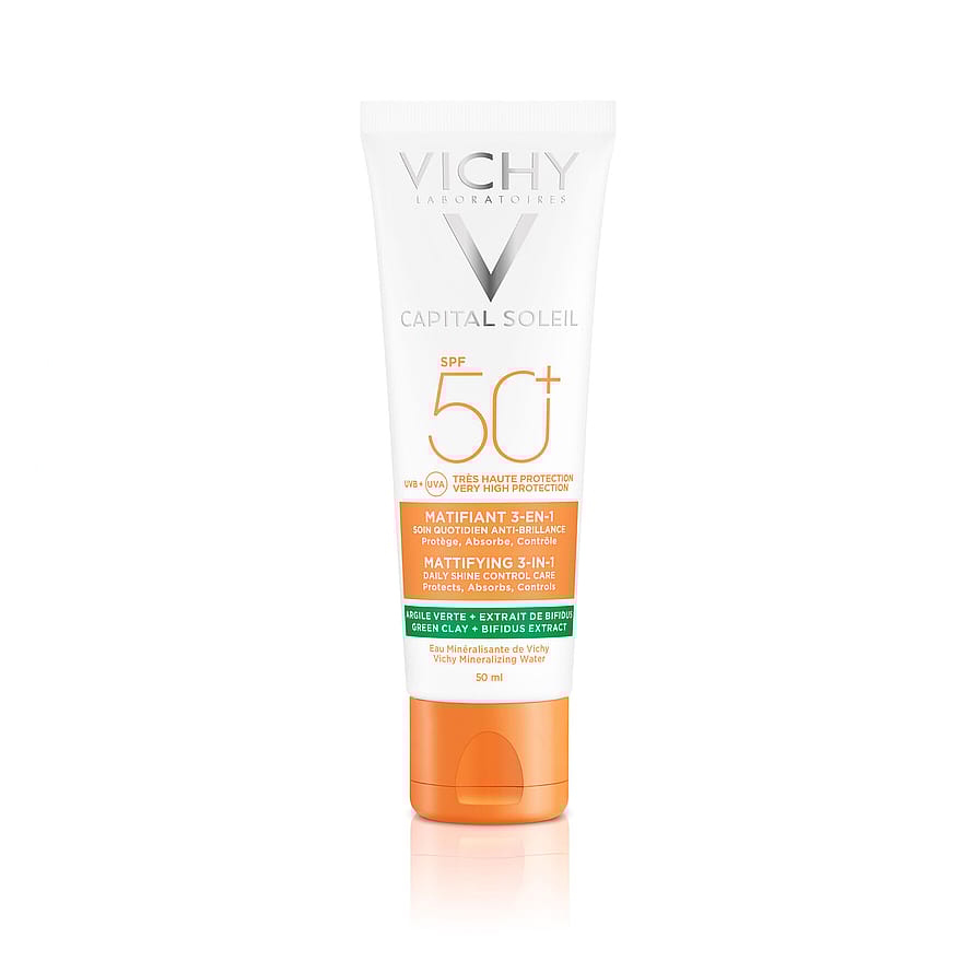 Capital Soleil Mattifying 3-In-1 SPF50+ 50 ml