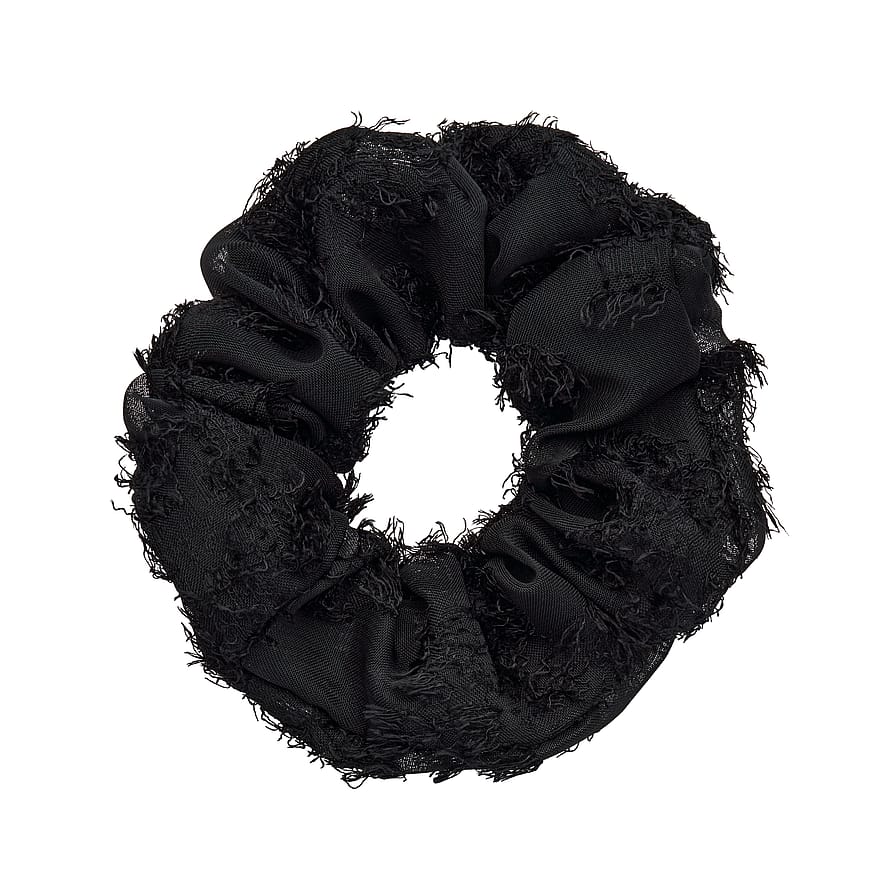 Scrunchie Black Black