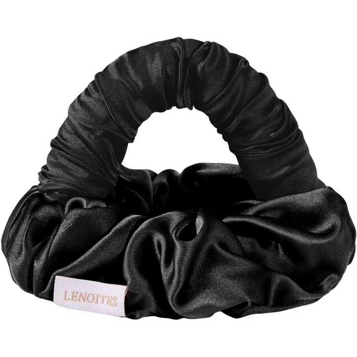 Lenoites Blowout Tie in Mulberry Silk Small Black