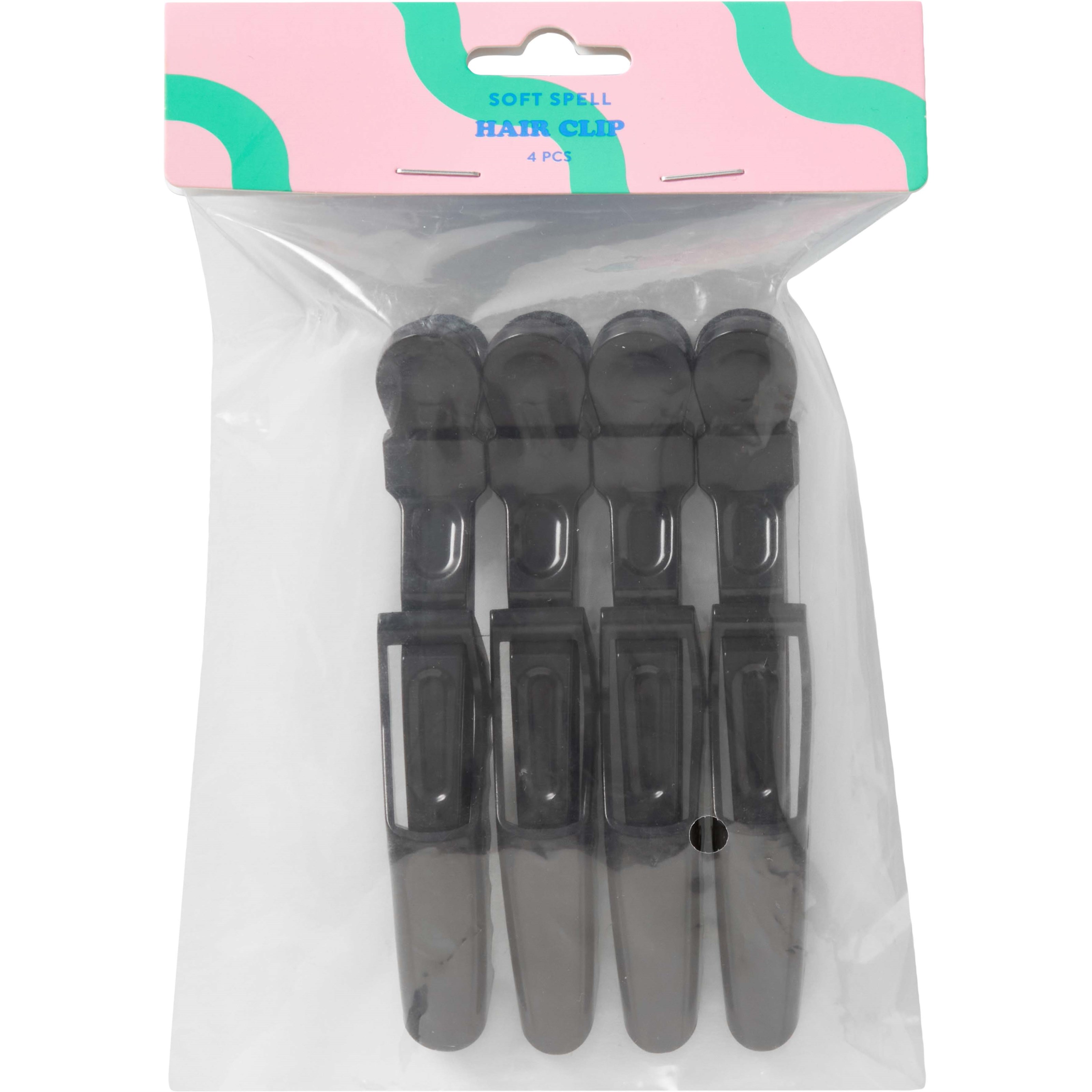Soft Spell Hair Clip Crocodile 4P