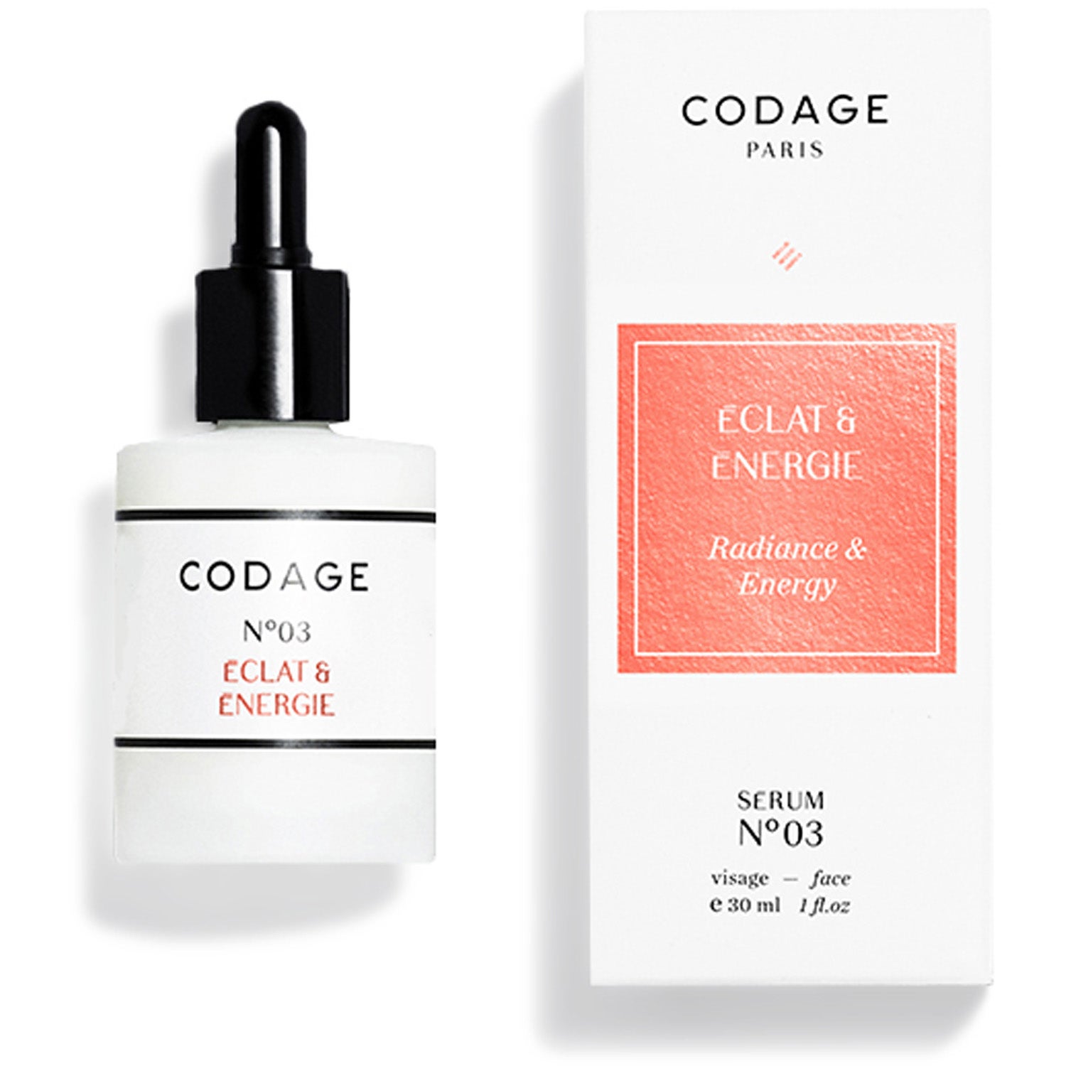Codage Paris The Serum N°03 Radiance & Energy - 30 ml
