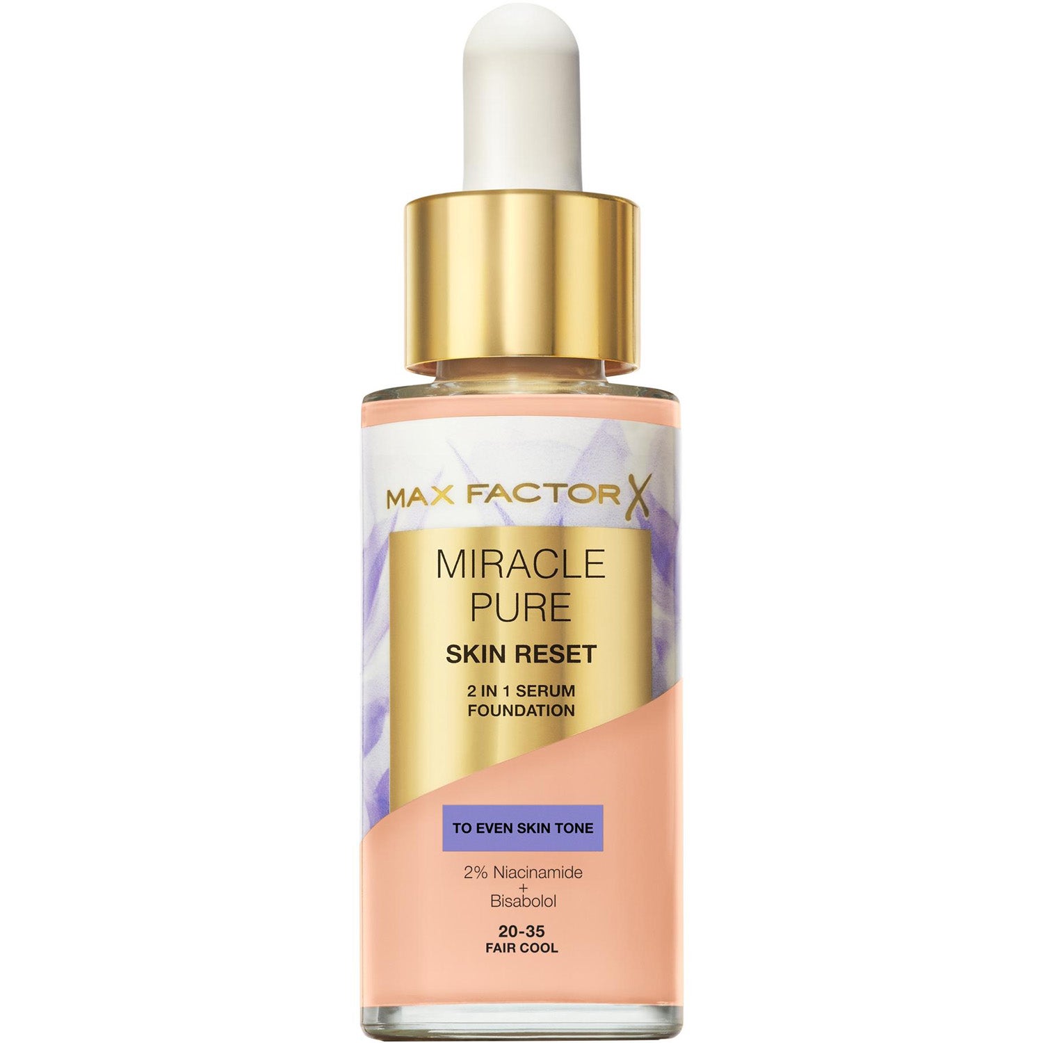 Max Factor Miracle Pure Skin Reset 2 In 1 Serum Foundation 30.5 Fair Cool - 30 ml