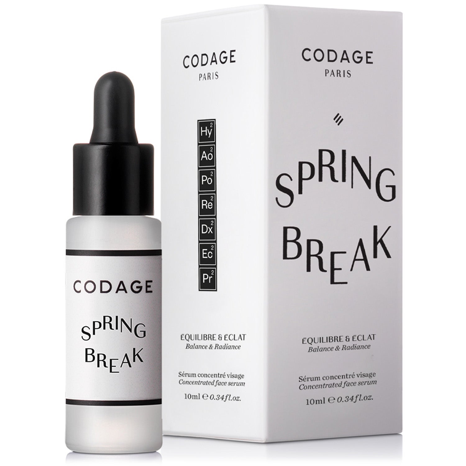Codage Paris The"Spring Break" Serum Detox & Skin Awakening - 10 ml