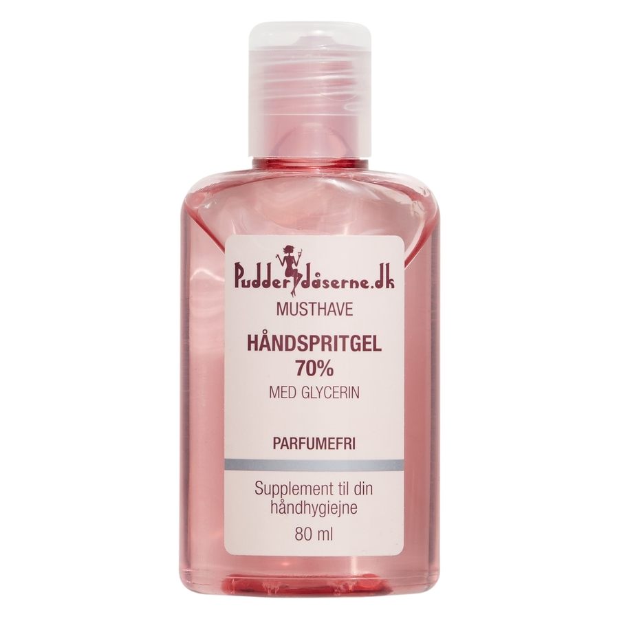 Pudderdåserne Hand Sanitizer Gel 70% 80ml