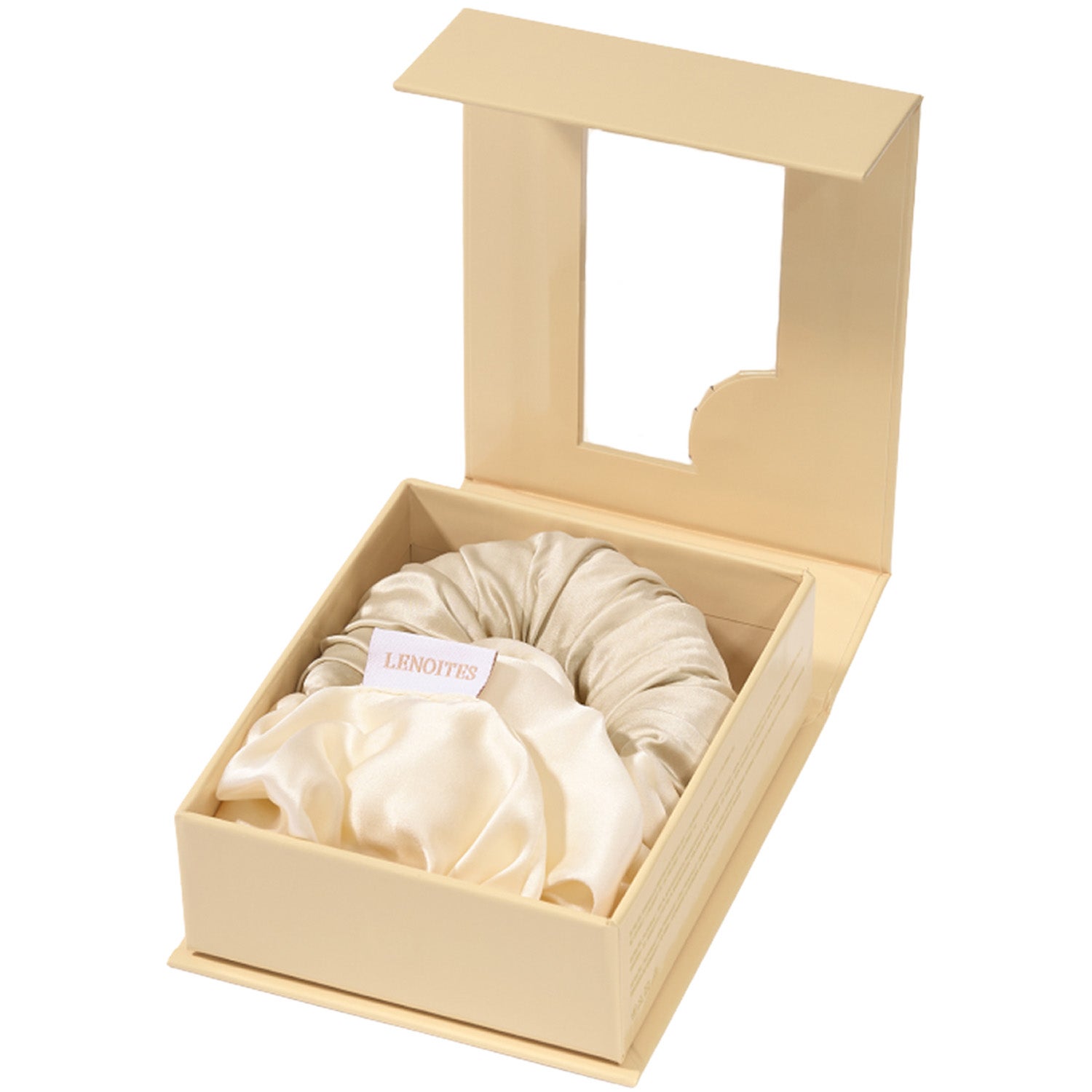 Lenoites Blowout Tie in Mulberry Silk Small Small Golden Sand - 1 pcs